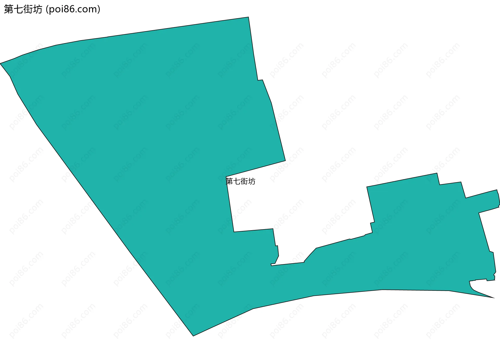 第七街坊边界地图