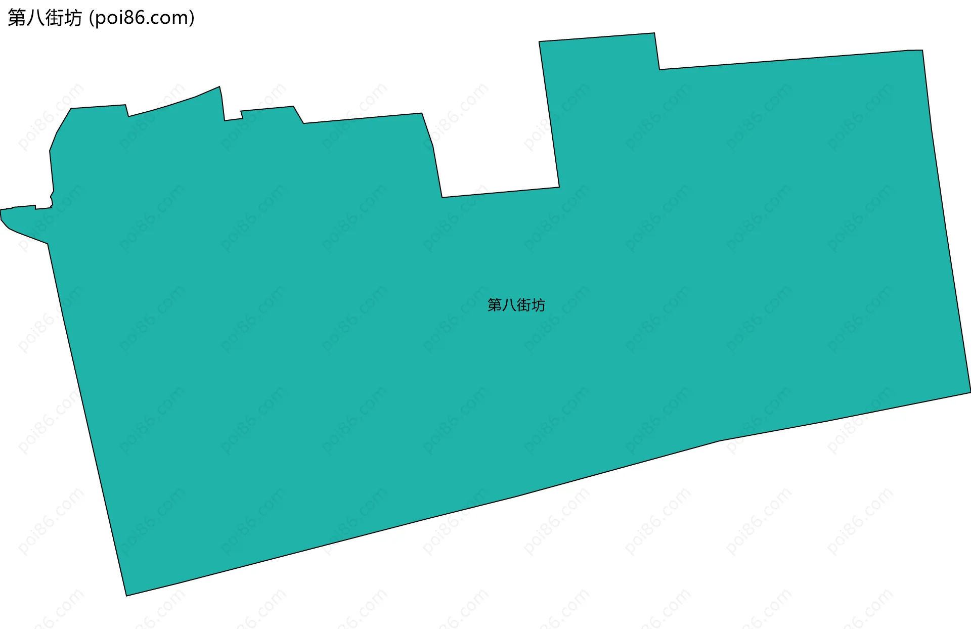 第八街坊边界地图