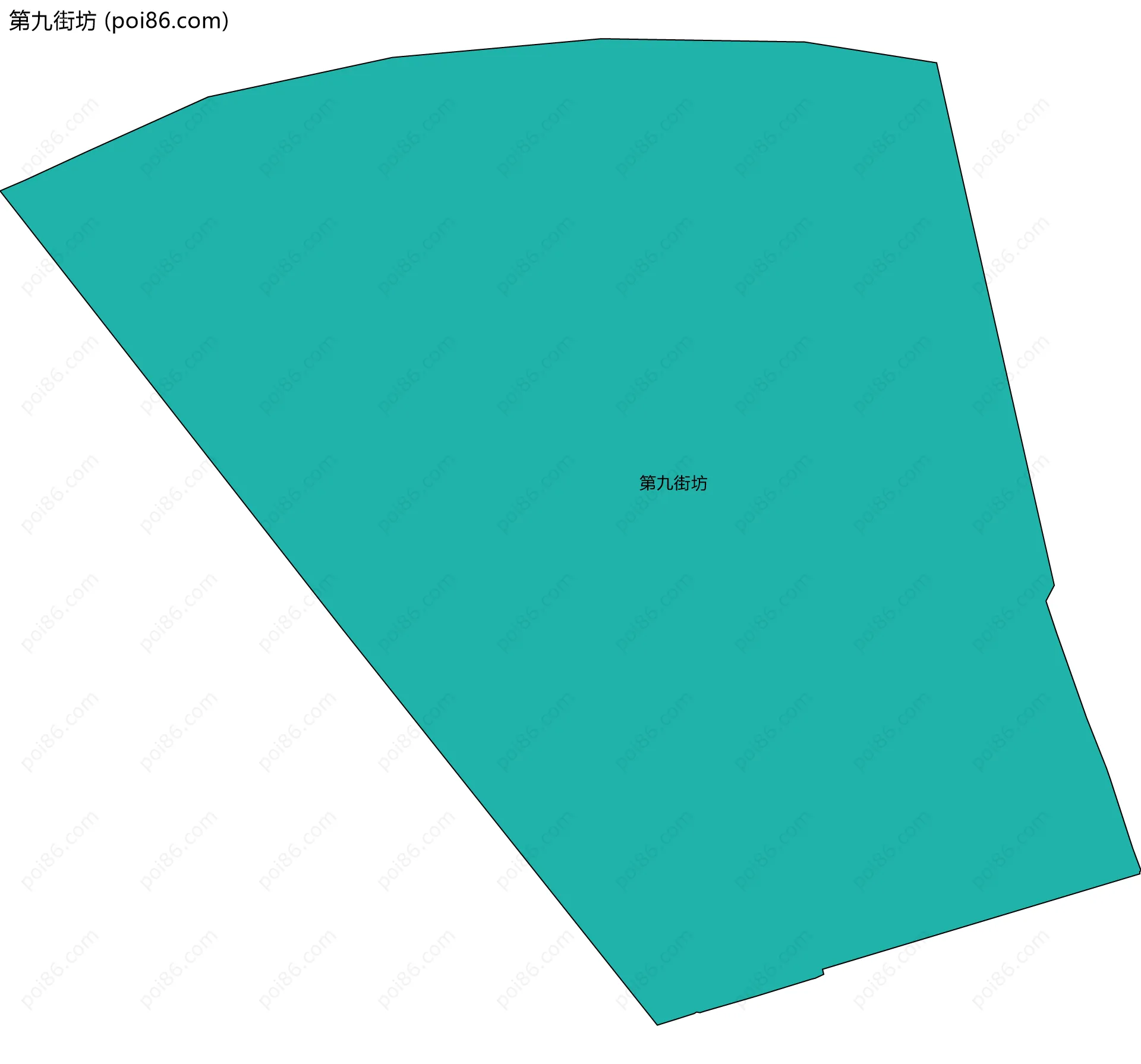 第九街坊边界地图