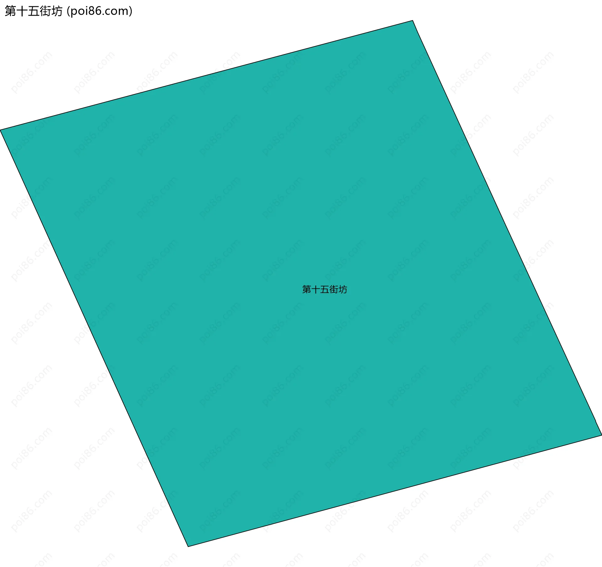 第十五街坊边界地图