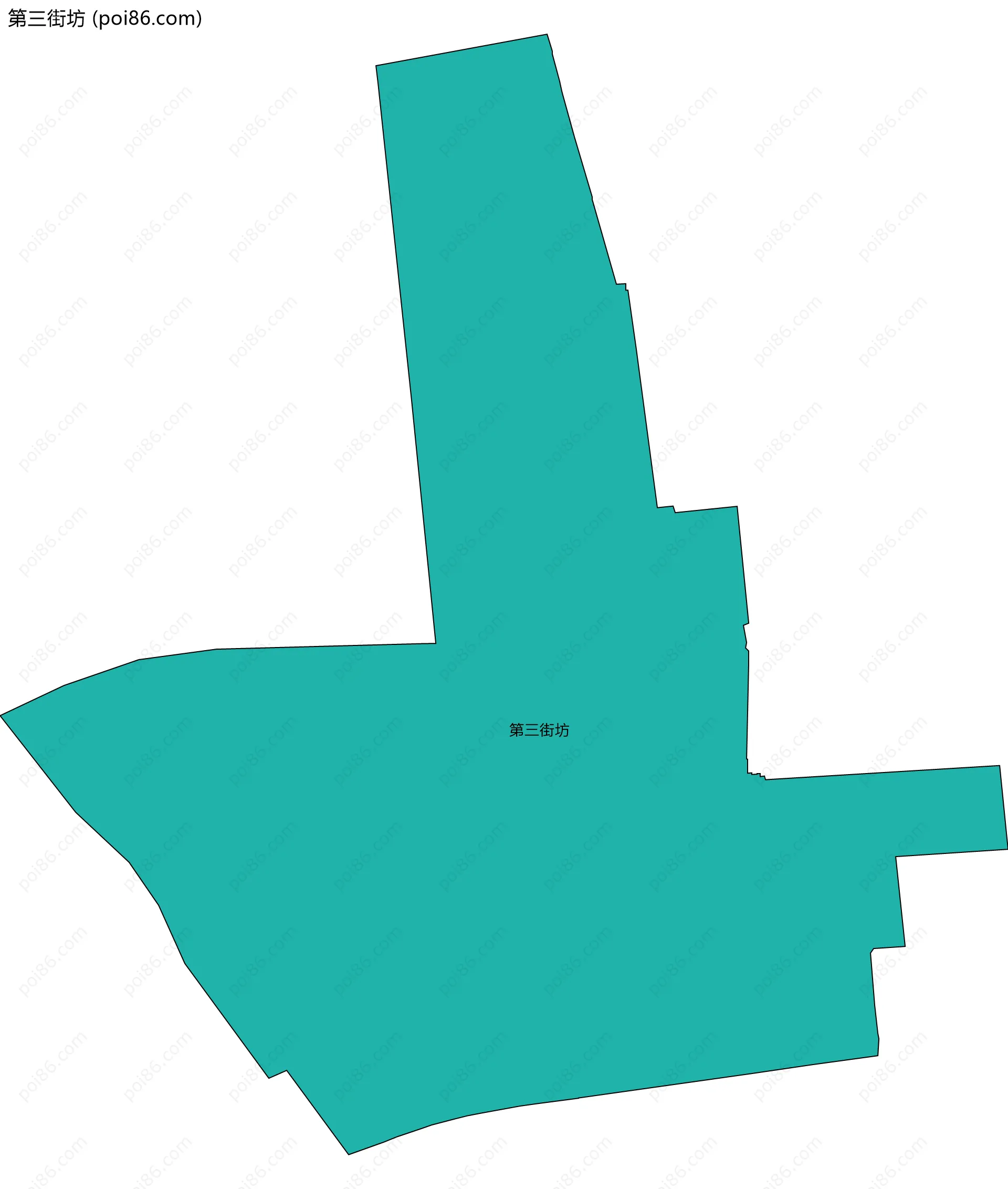 第三街坊边界地图