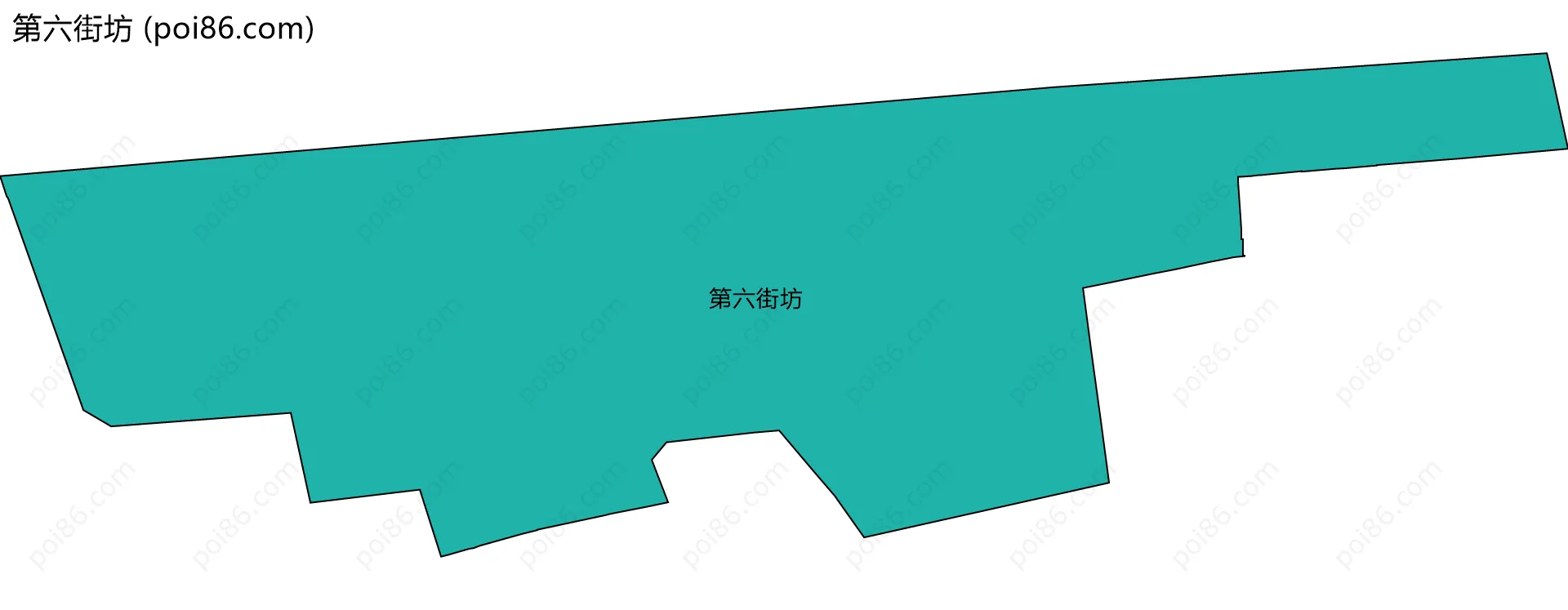 第六街坊边界地图