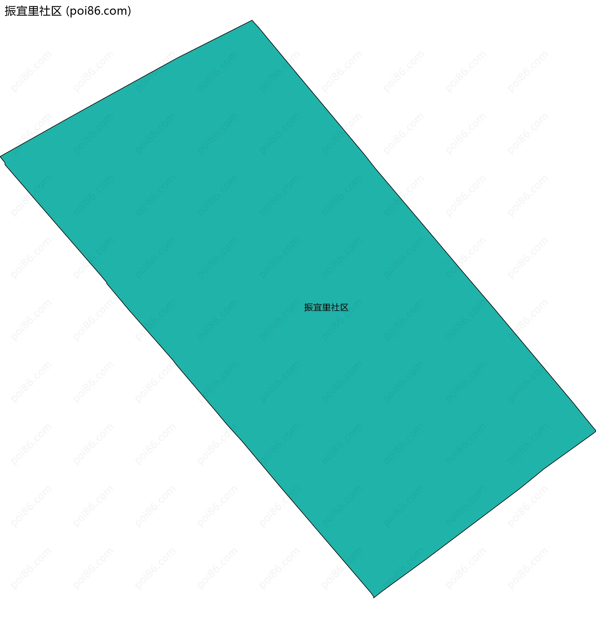 振宜里社区边界地图