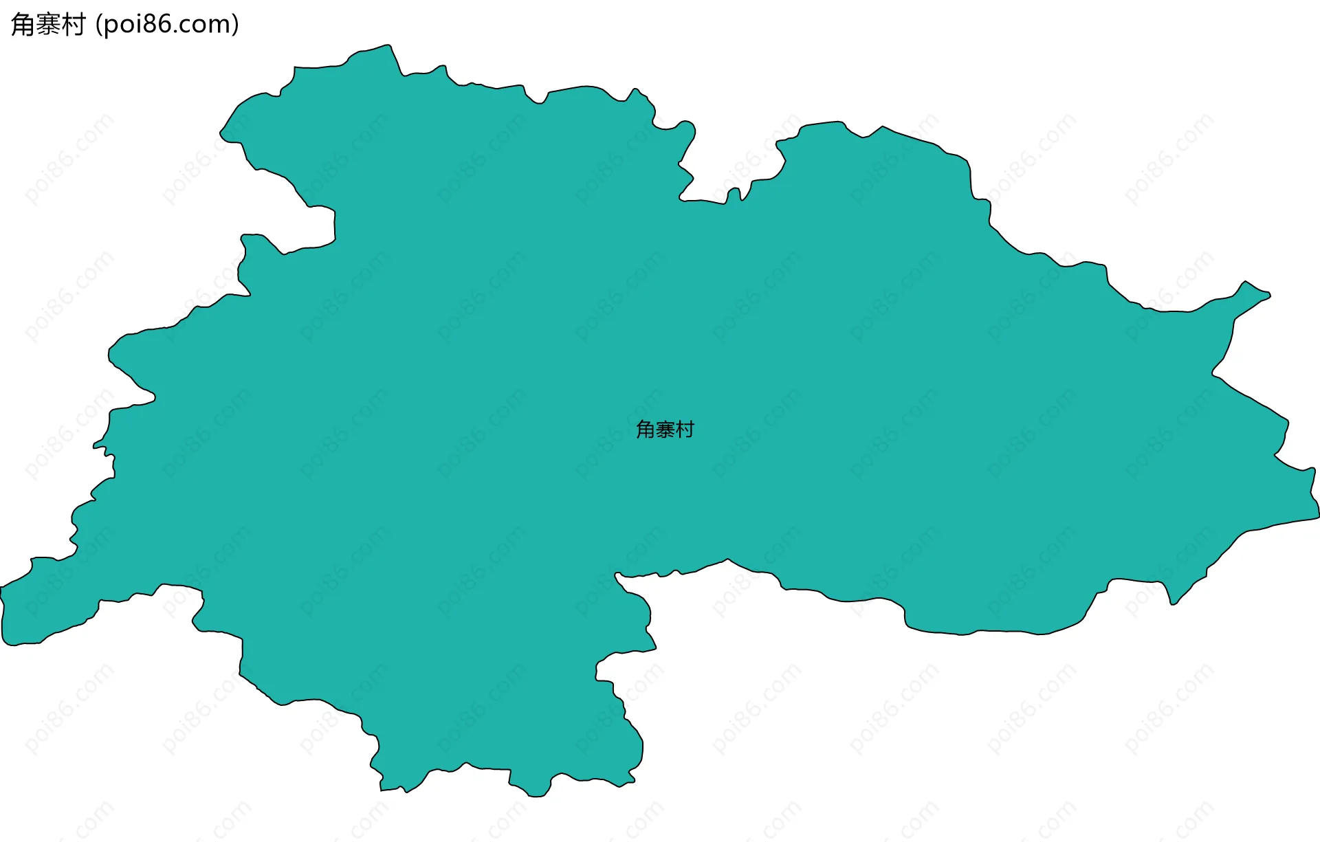 角寨村边界地图