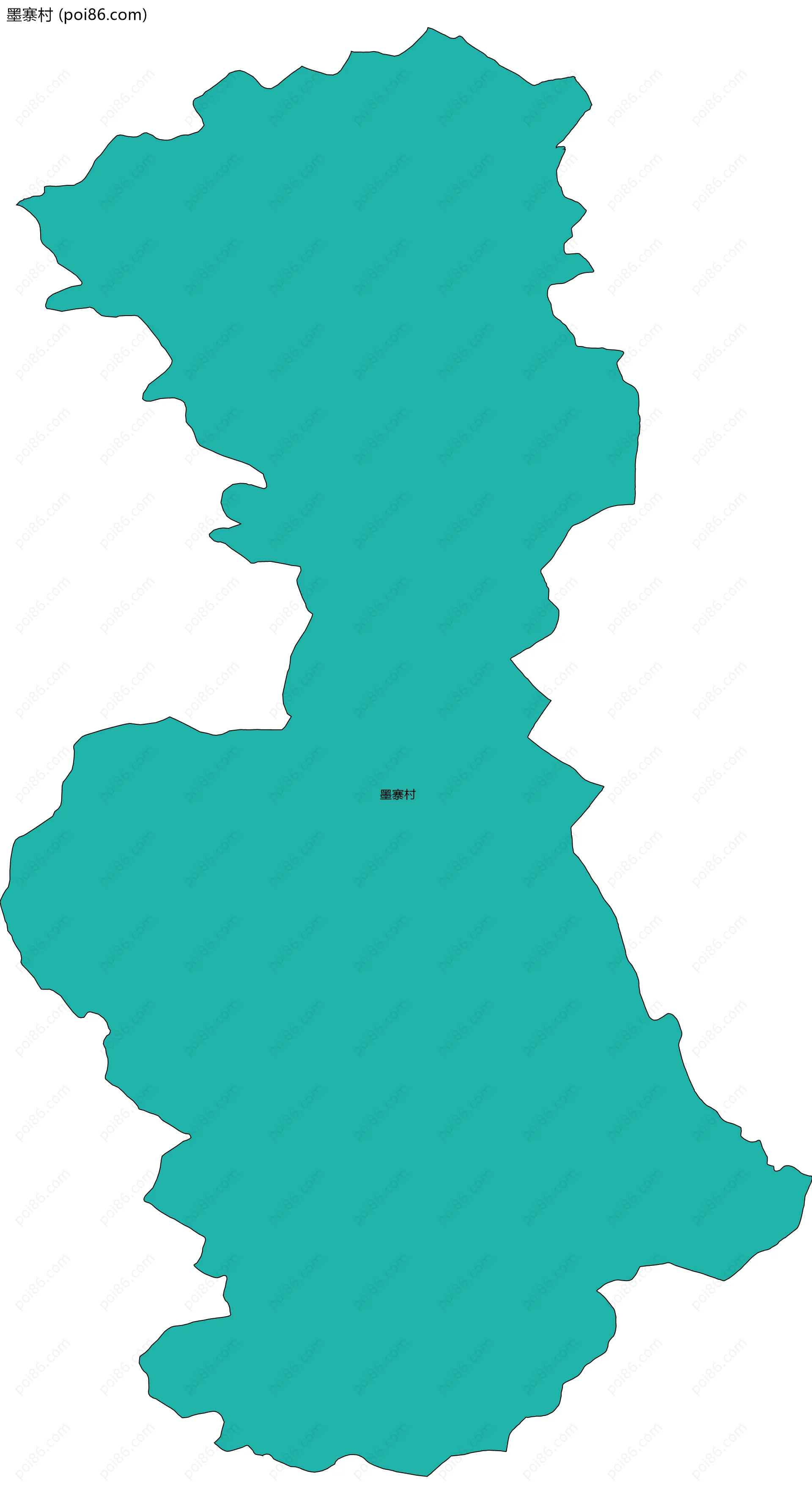 墨寨村边界地图