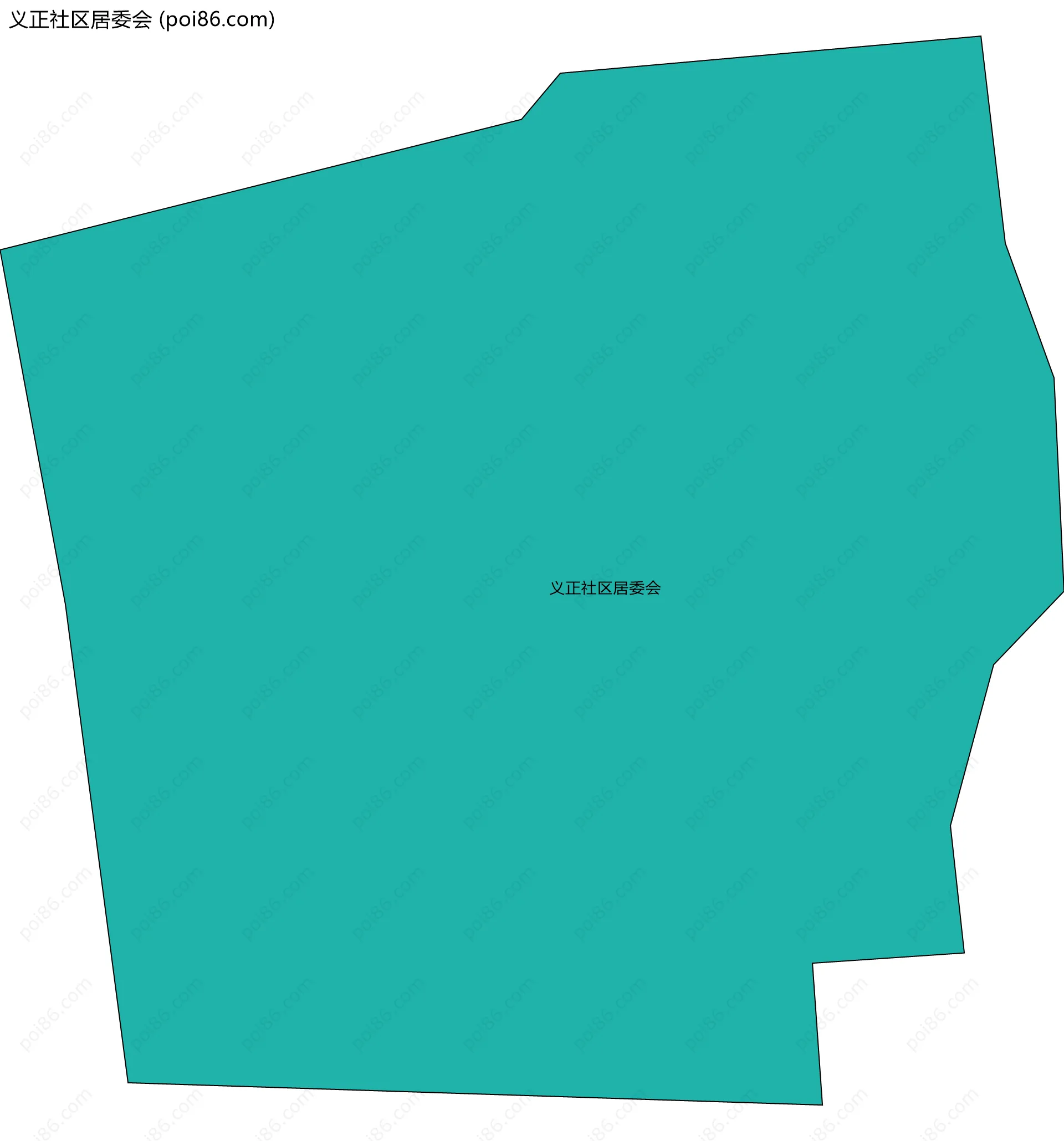 义正社区居委会边界地图