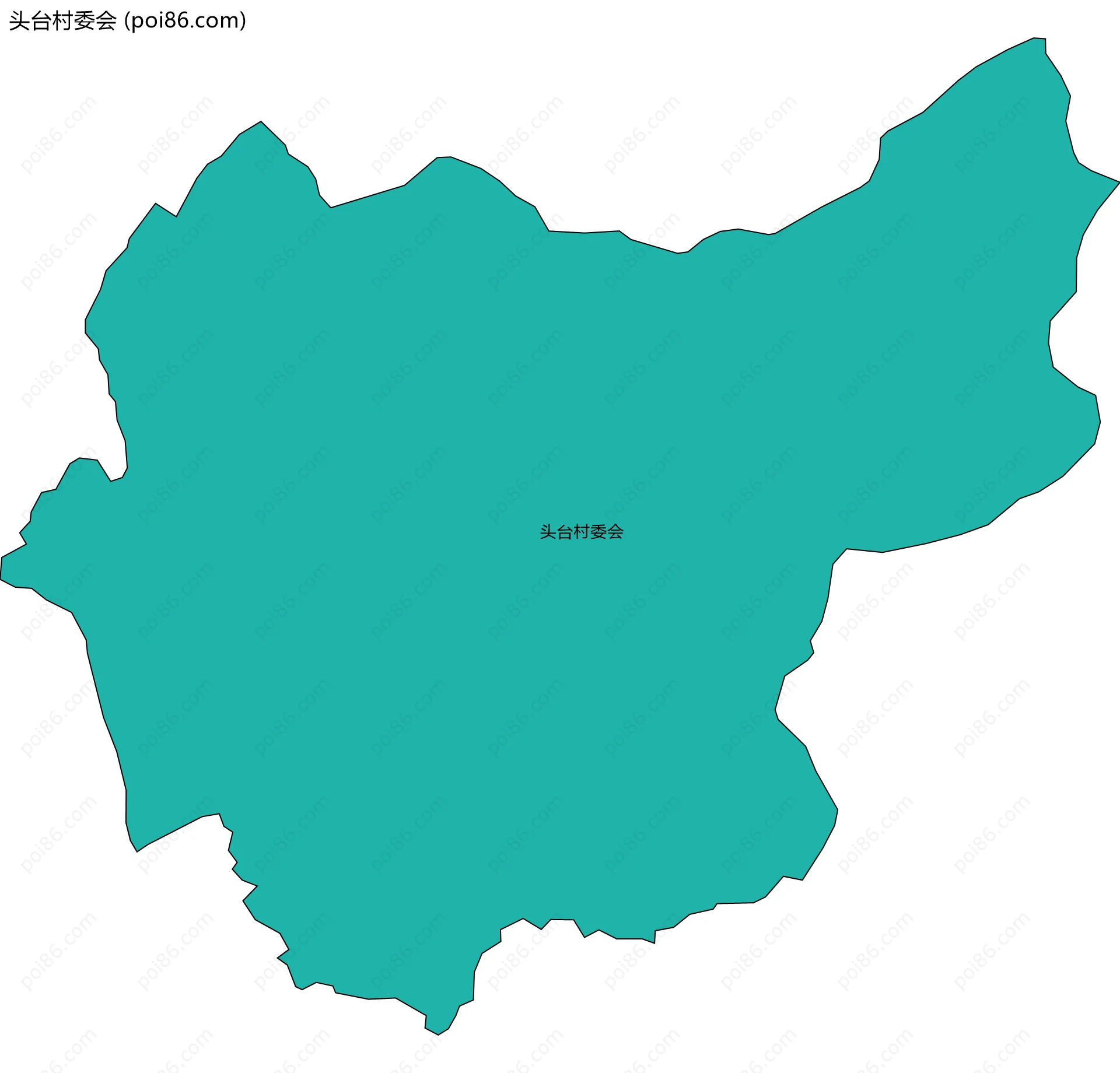 头台村委会边界地图