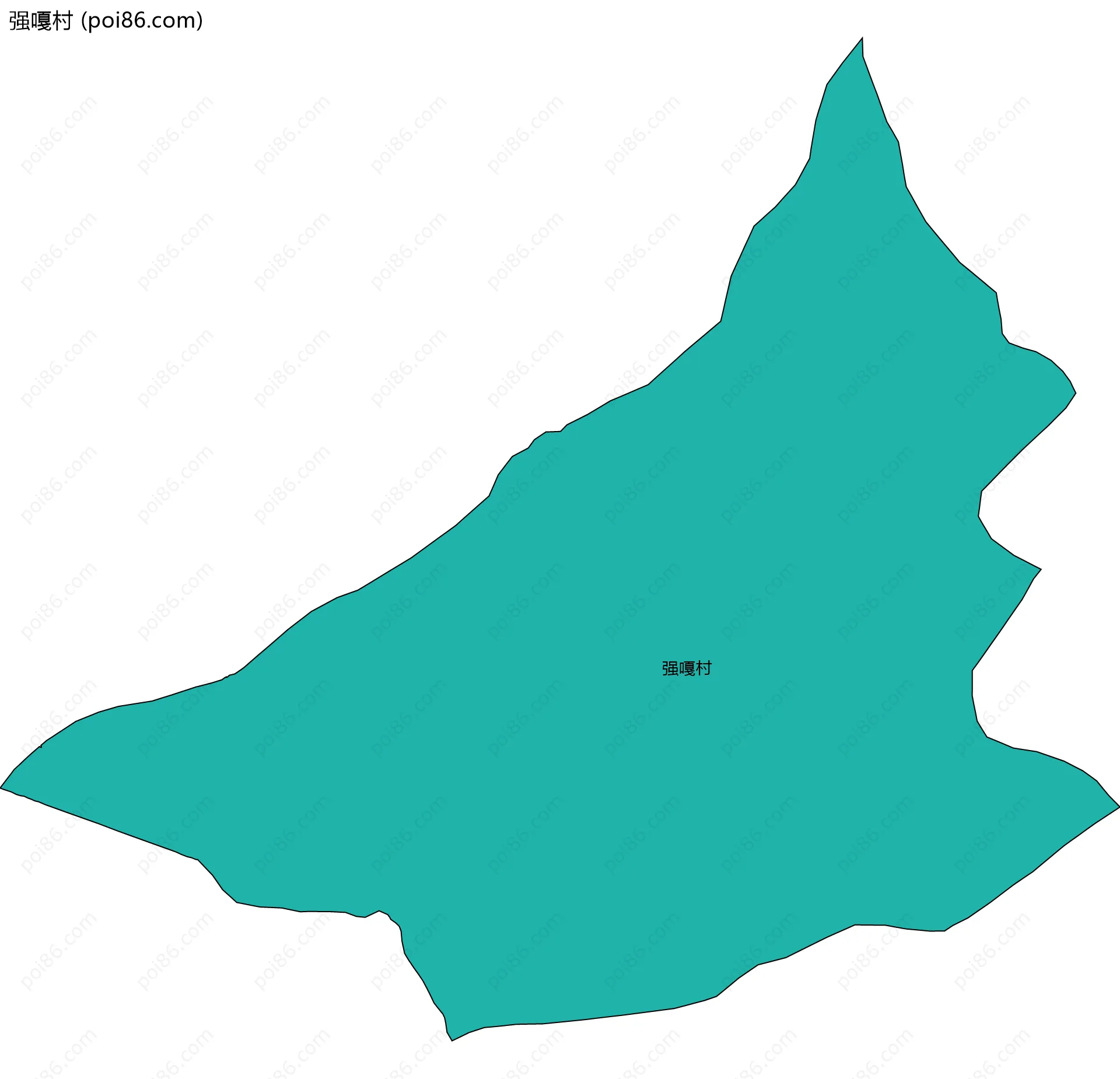 强嘎村边界地图