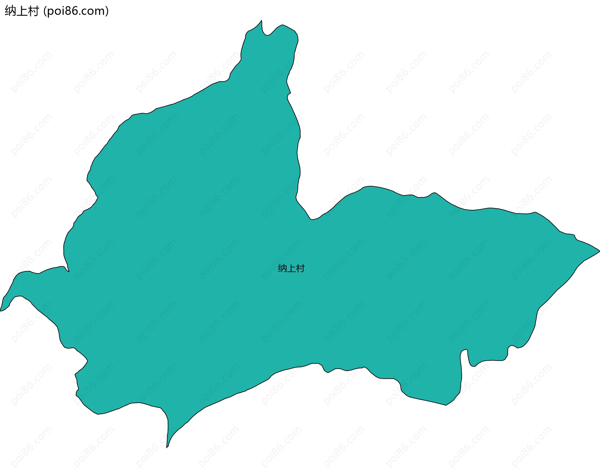 纳上村边界地图