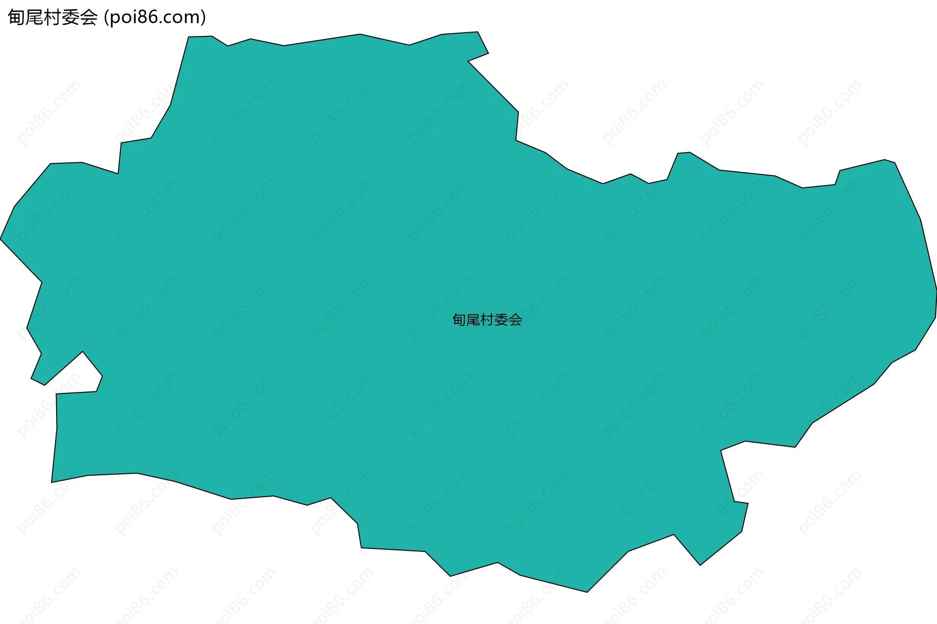 甸尾村委会边界地图