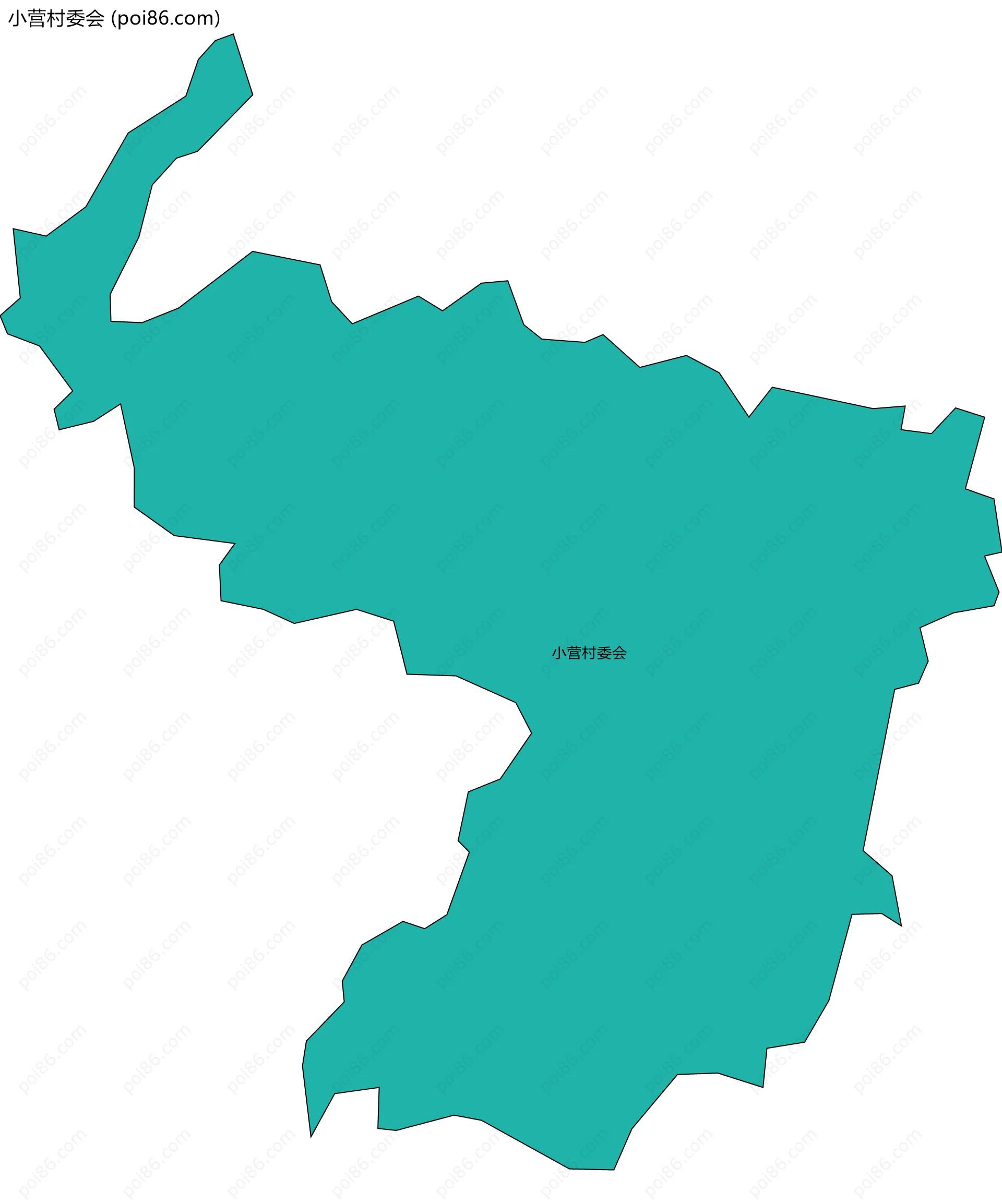 小营村委会边界地图