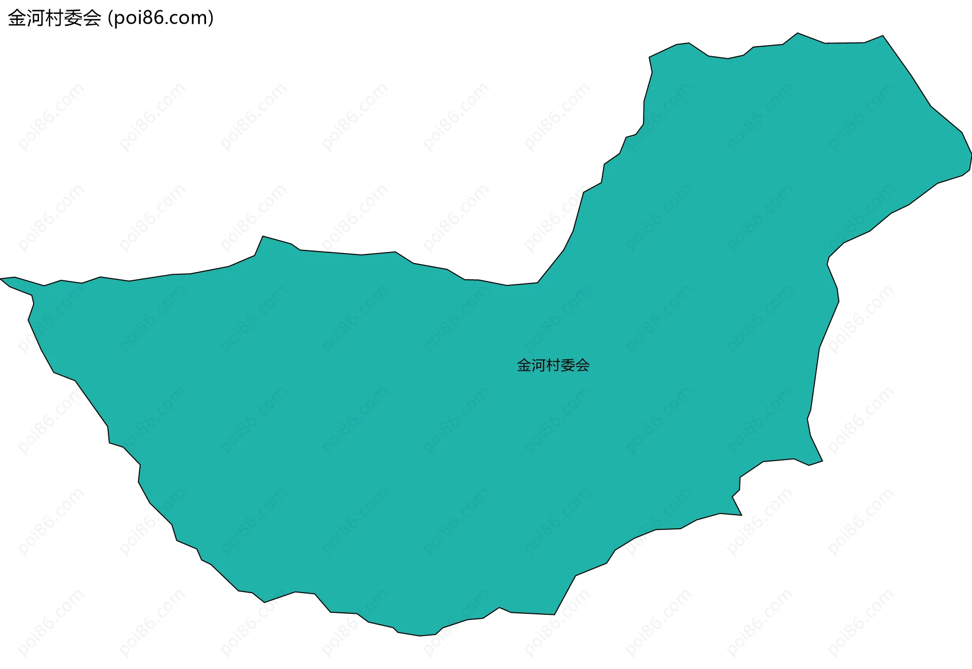 金河村委会边界地图