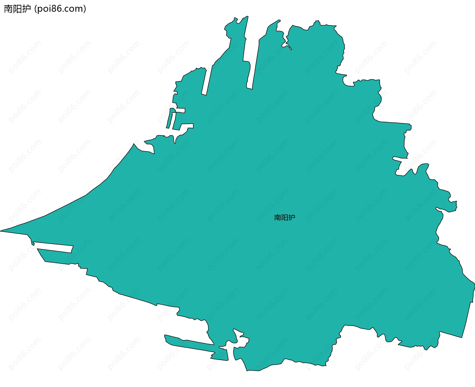 南阳护边界地图