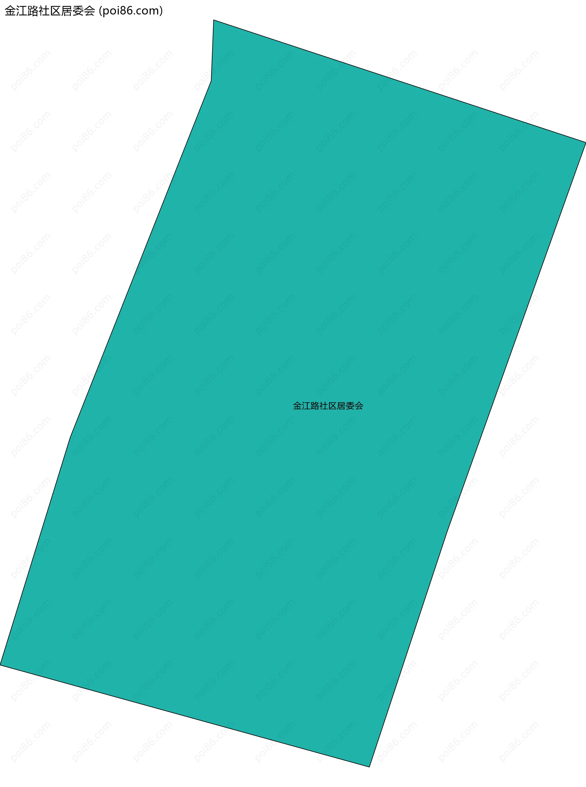 金江路社区居委会边界地图