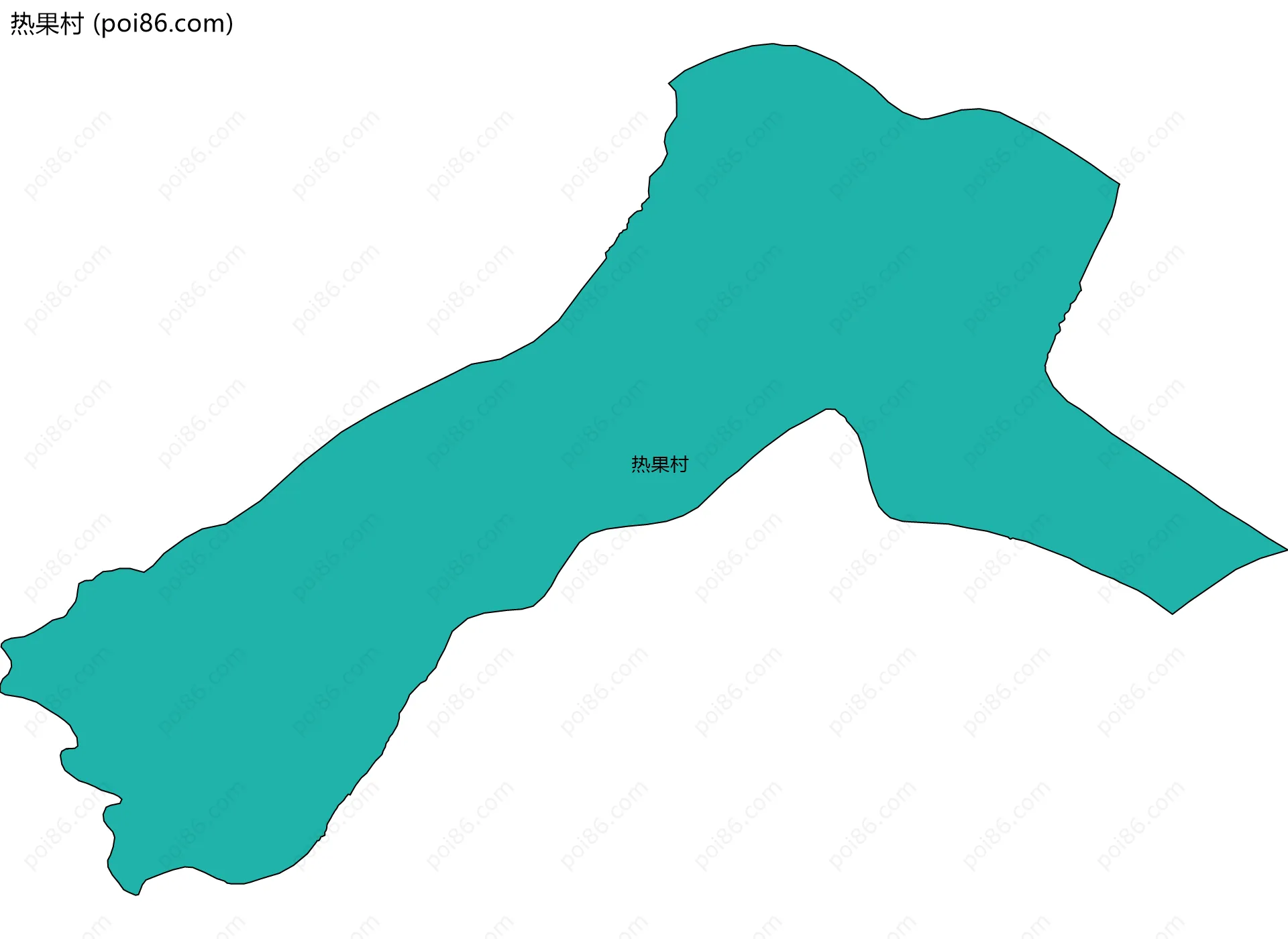 热果村边界地图