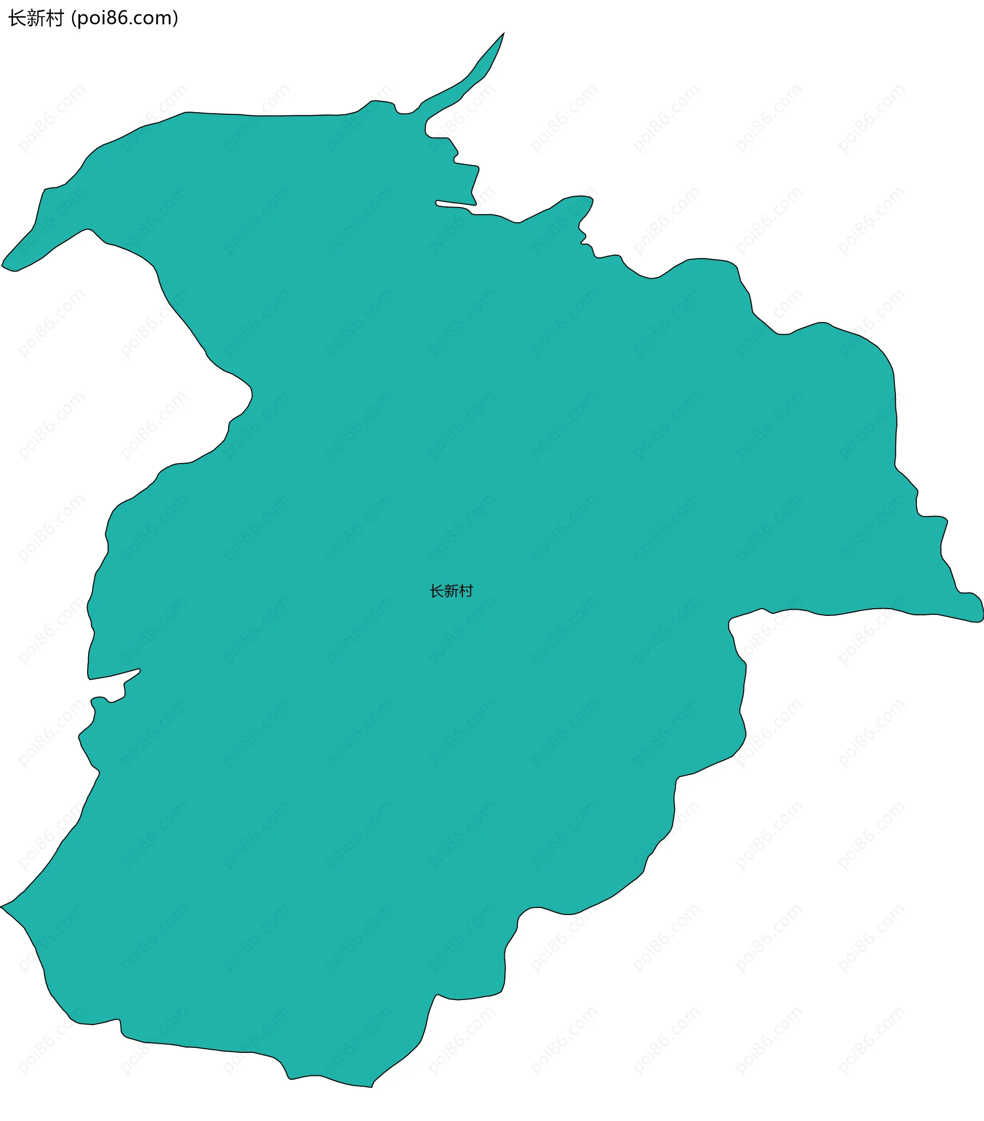 长新村边界地图