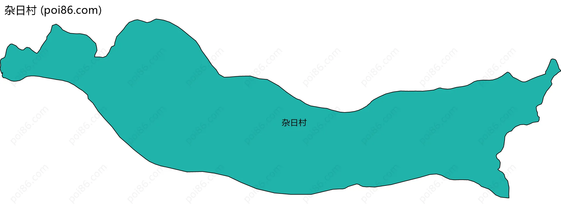 杂日村边界地图