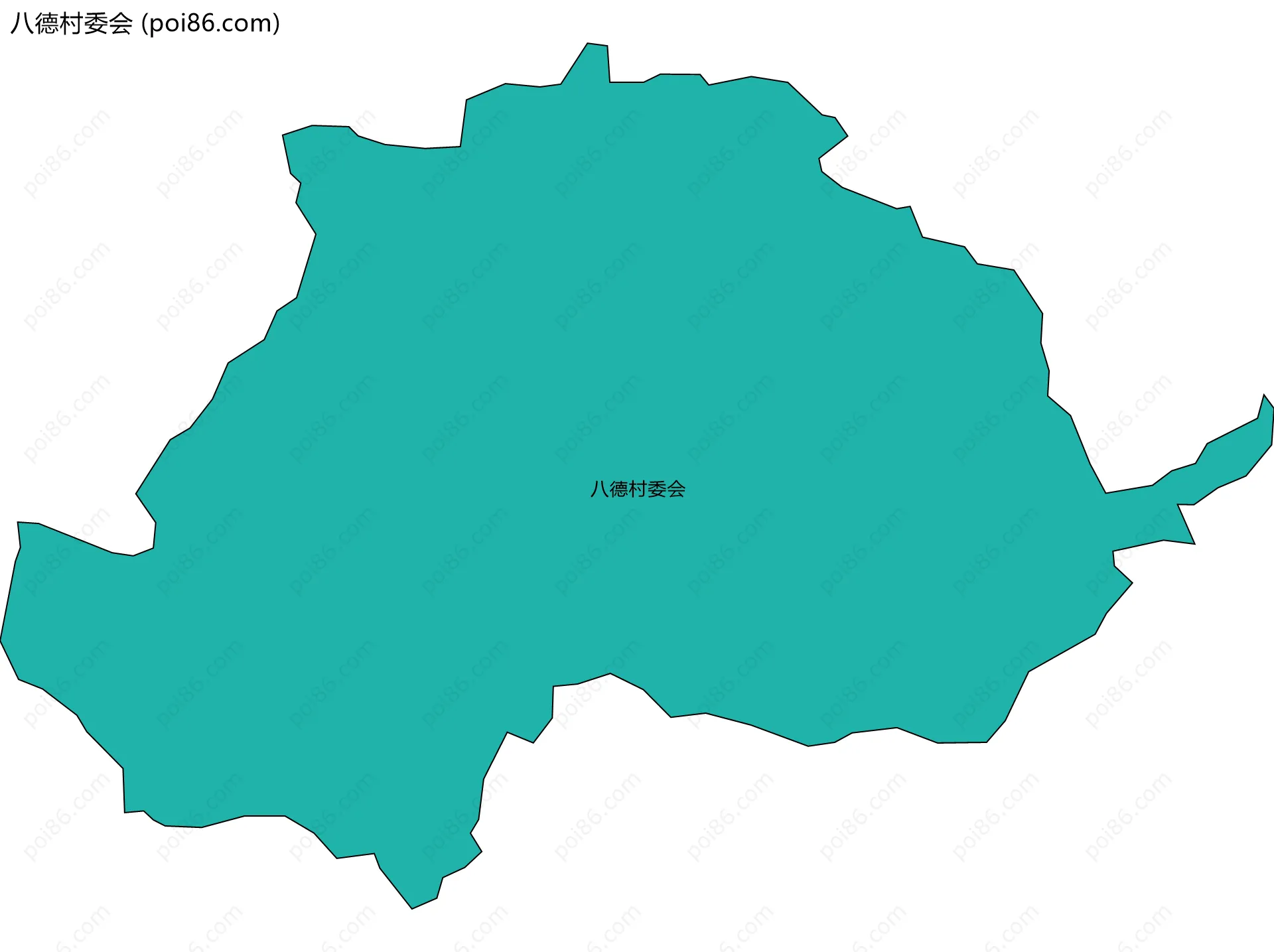 八德村委会边界地图