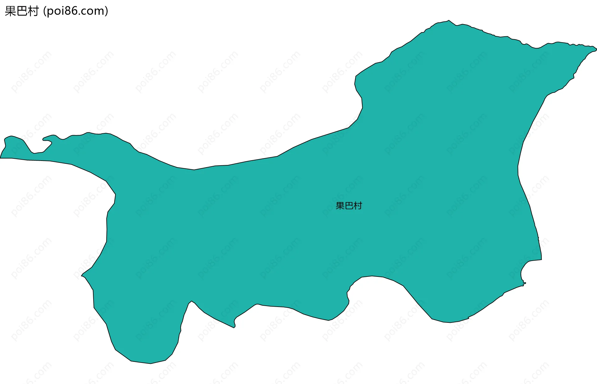 果巴村边界地图