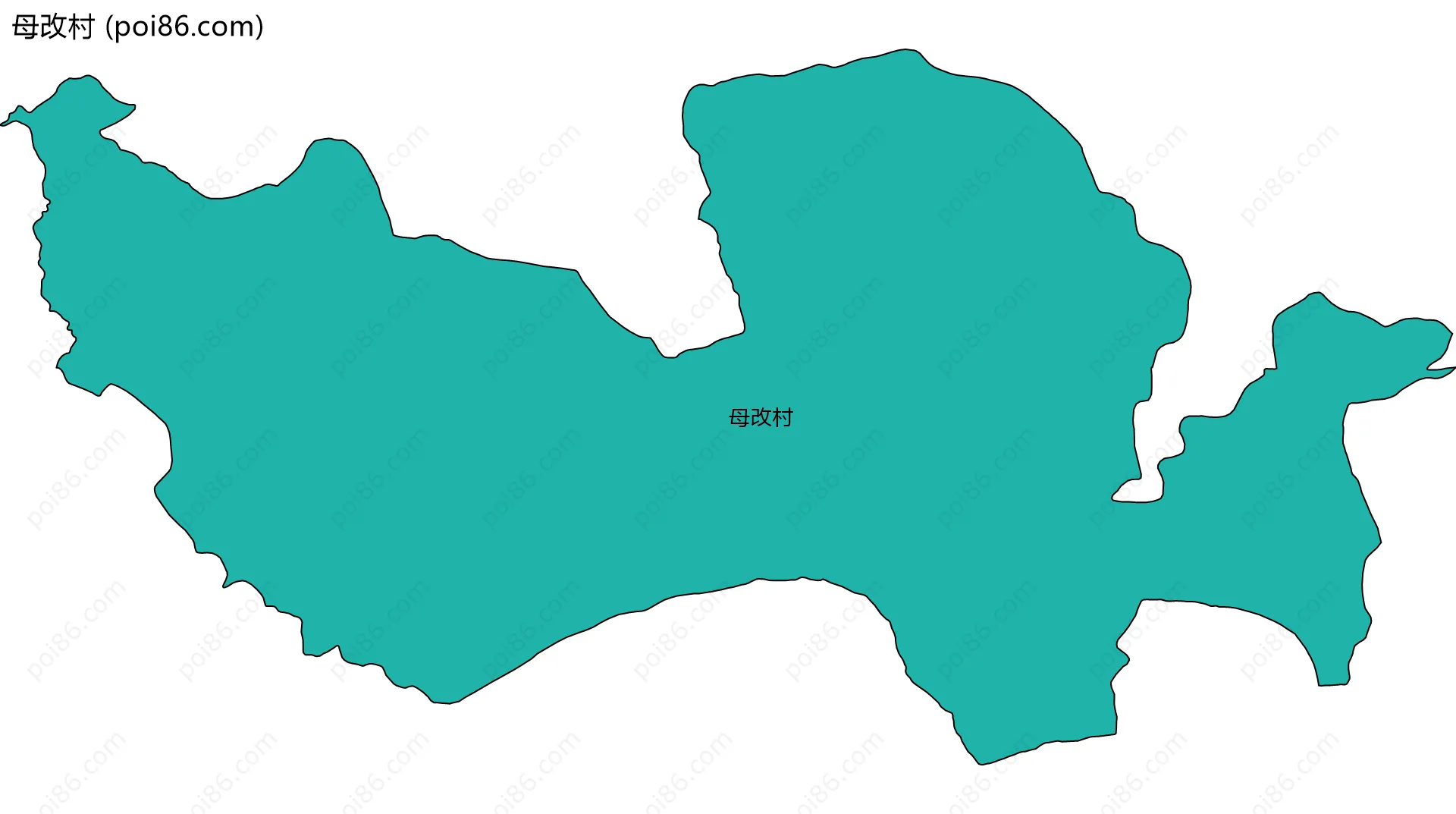 母改村边界地图