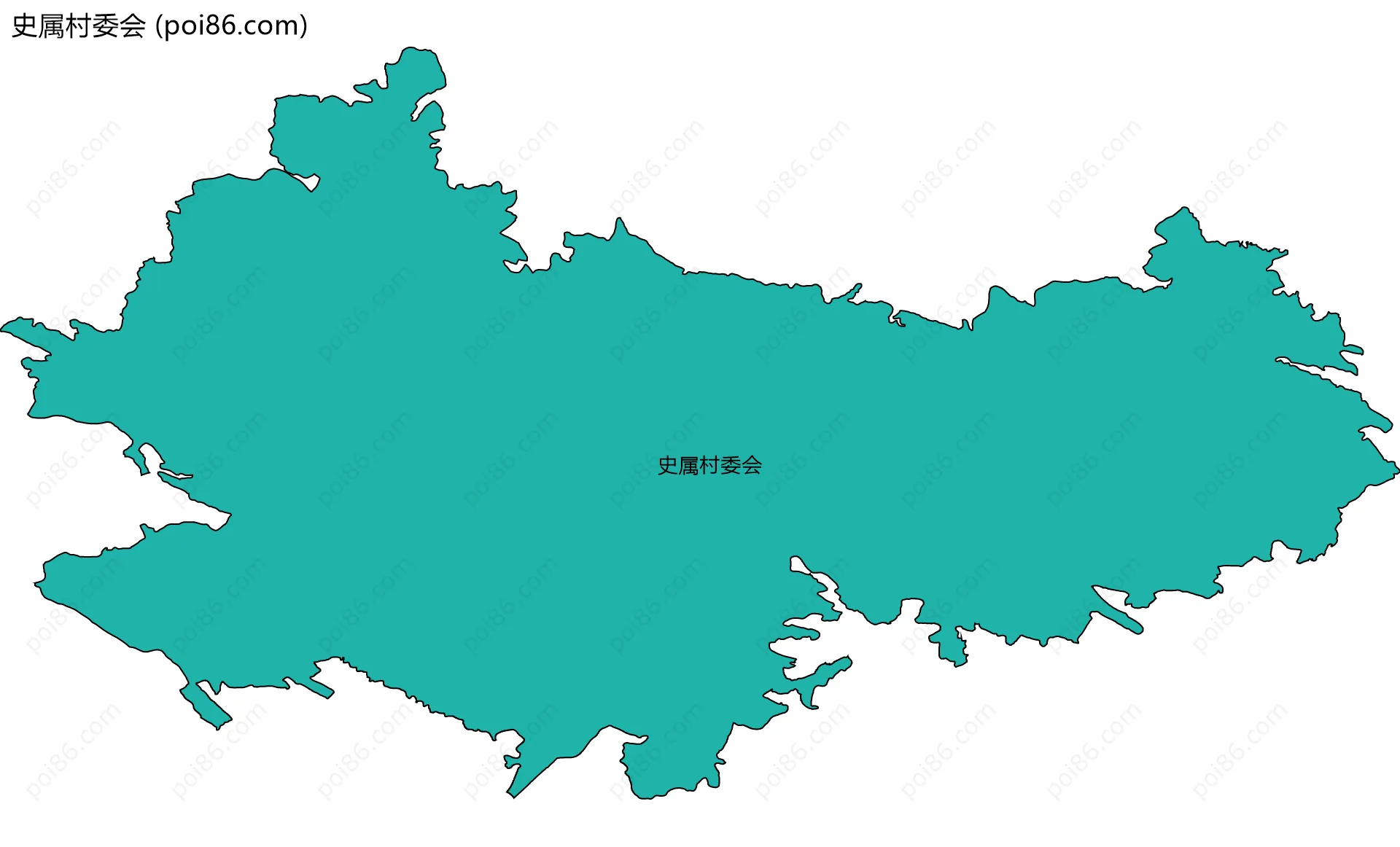 史属村委会边界地图