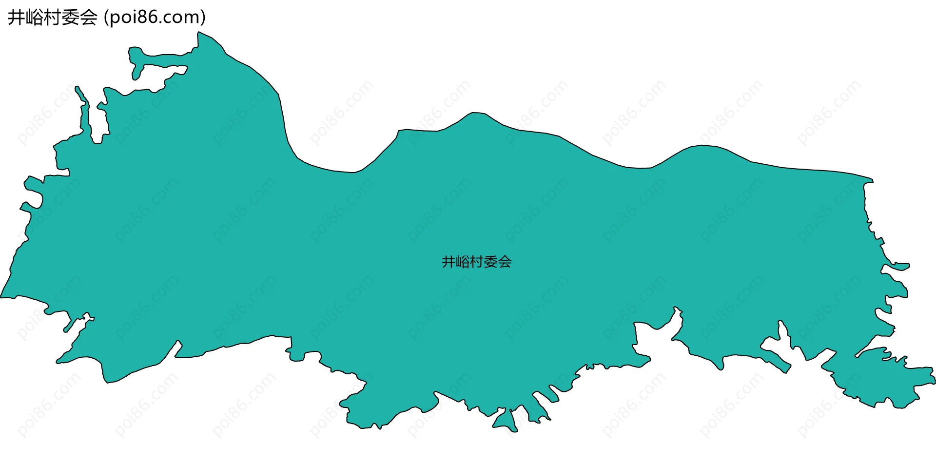 井峪村委会边界地图