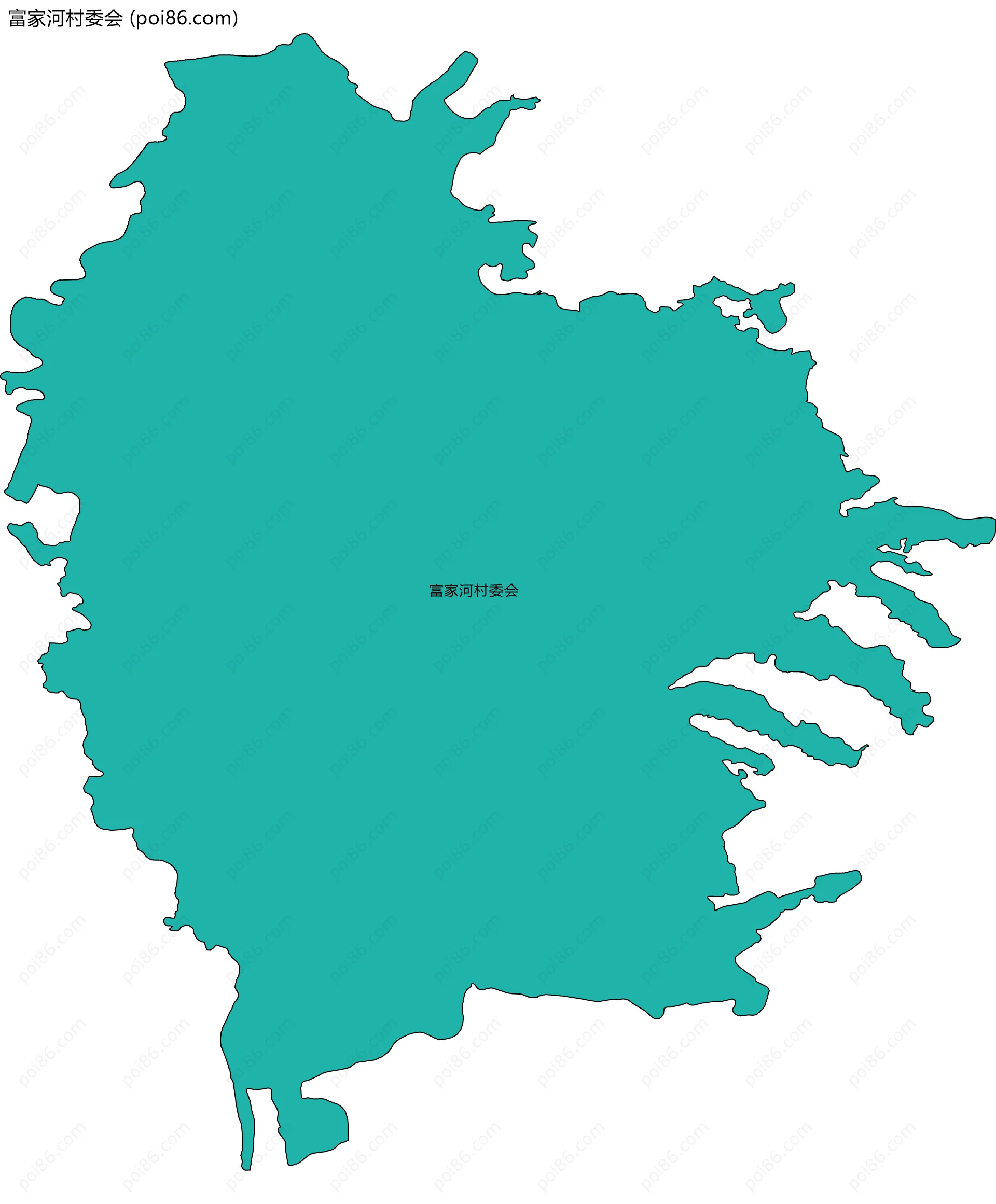 富家河村委会边界地图