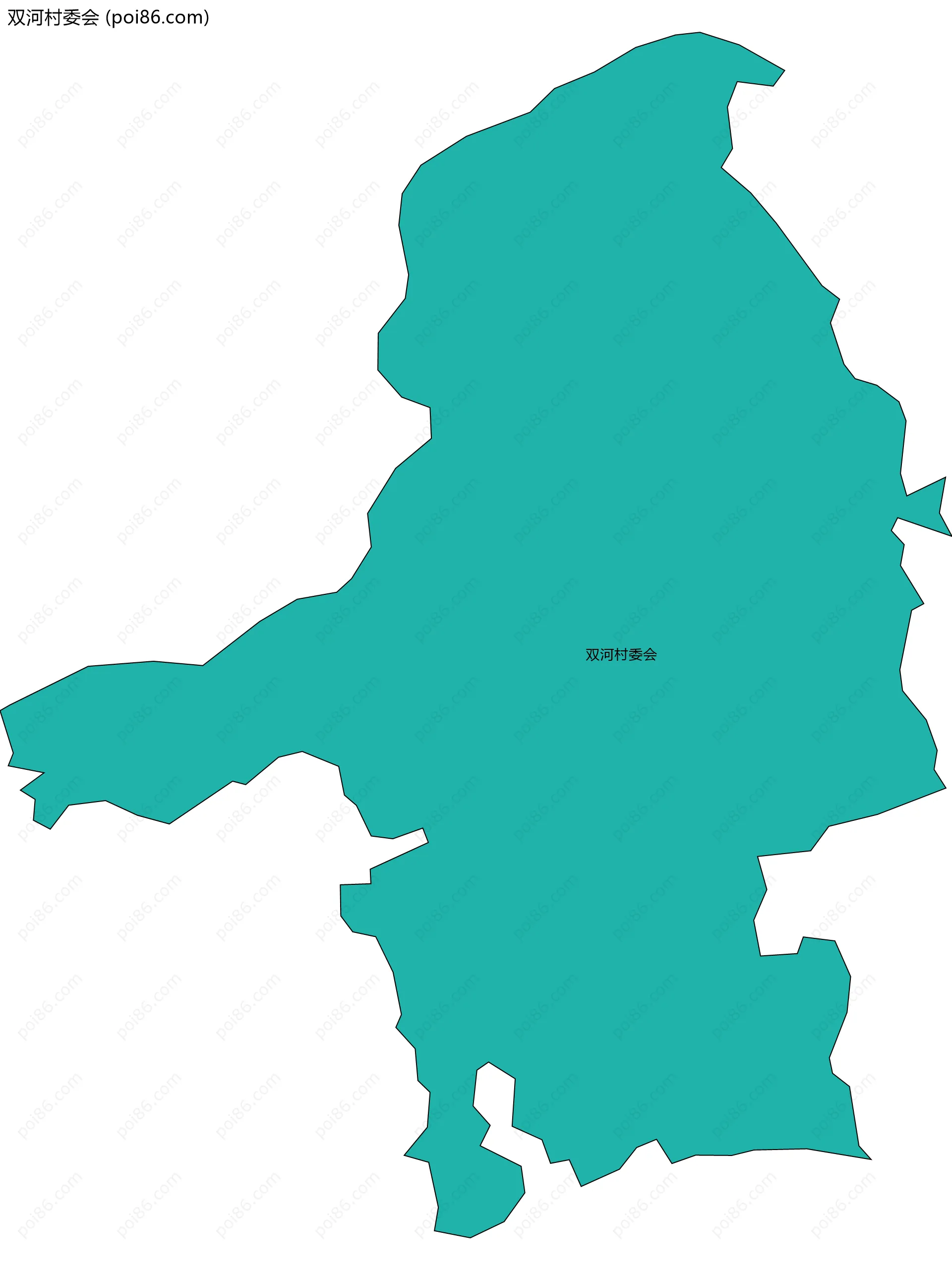 双河村委会边界地图