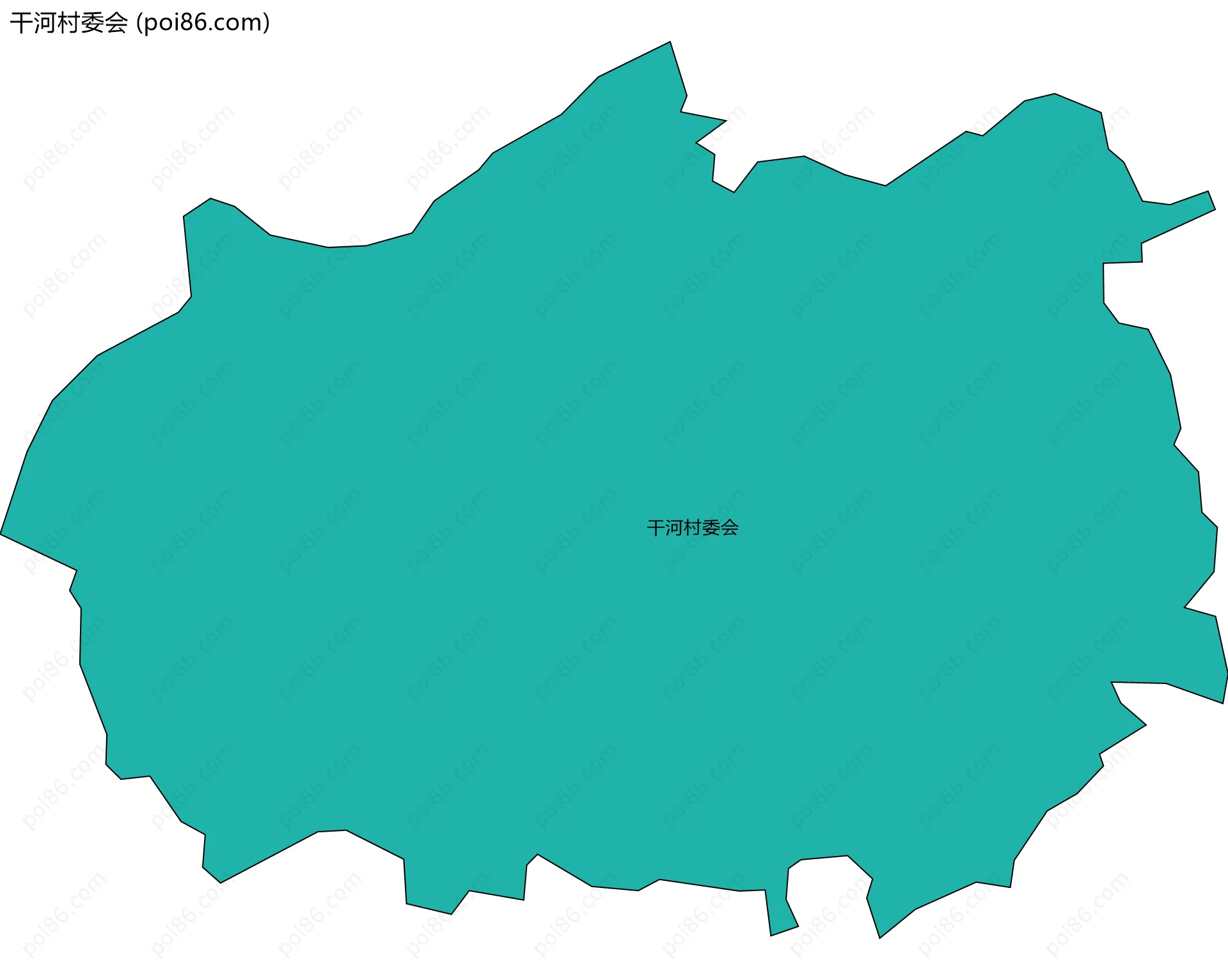 干河村委会边界地图