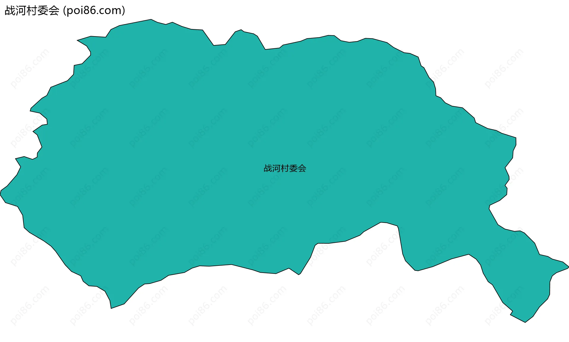 战河村委会边界地图