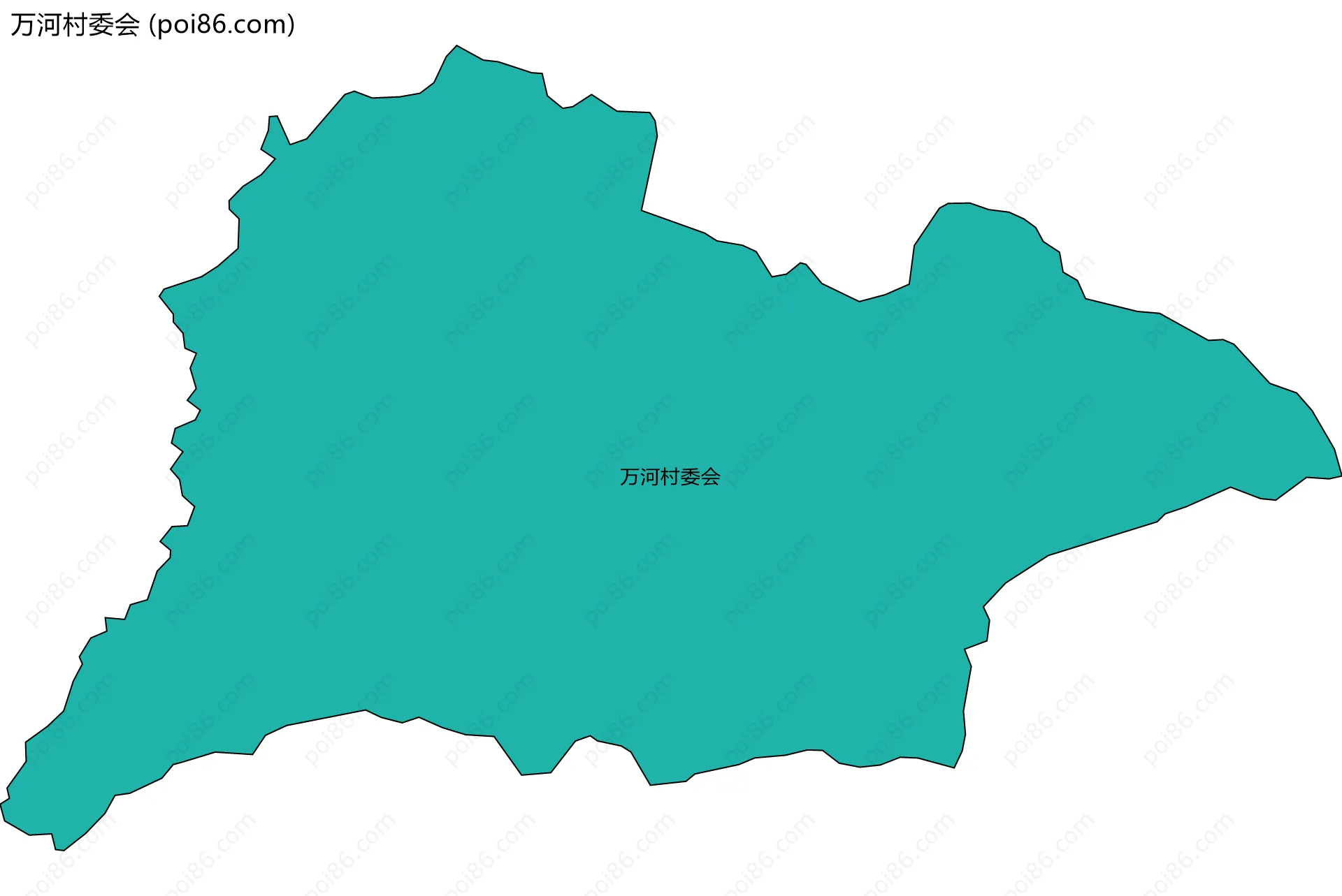 万河村委会边界地图
