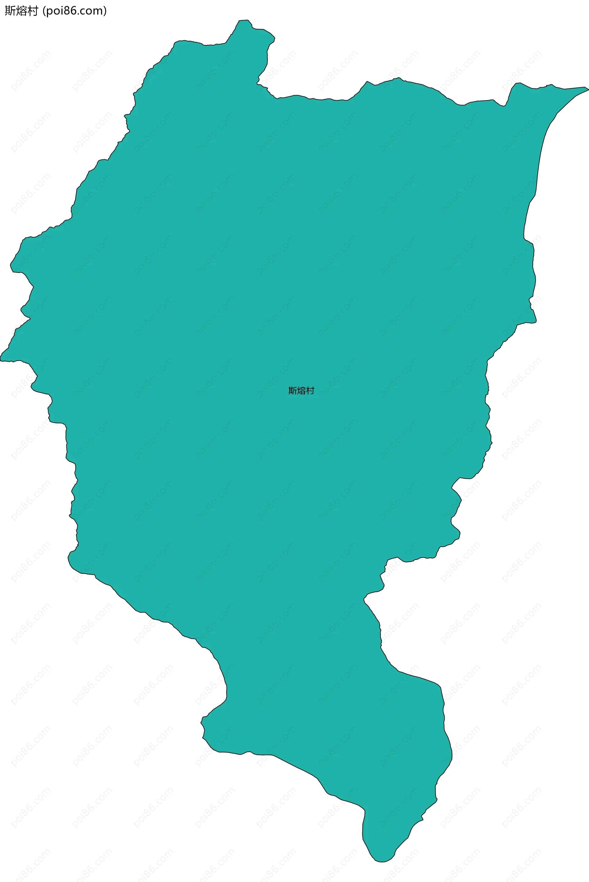 斯熔村边界地图