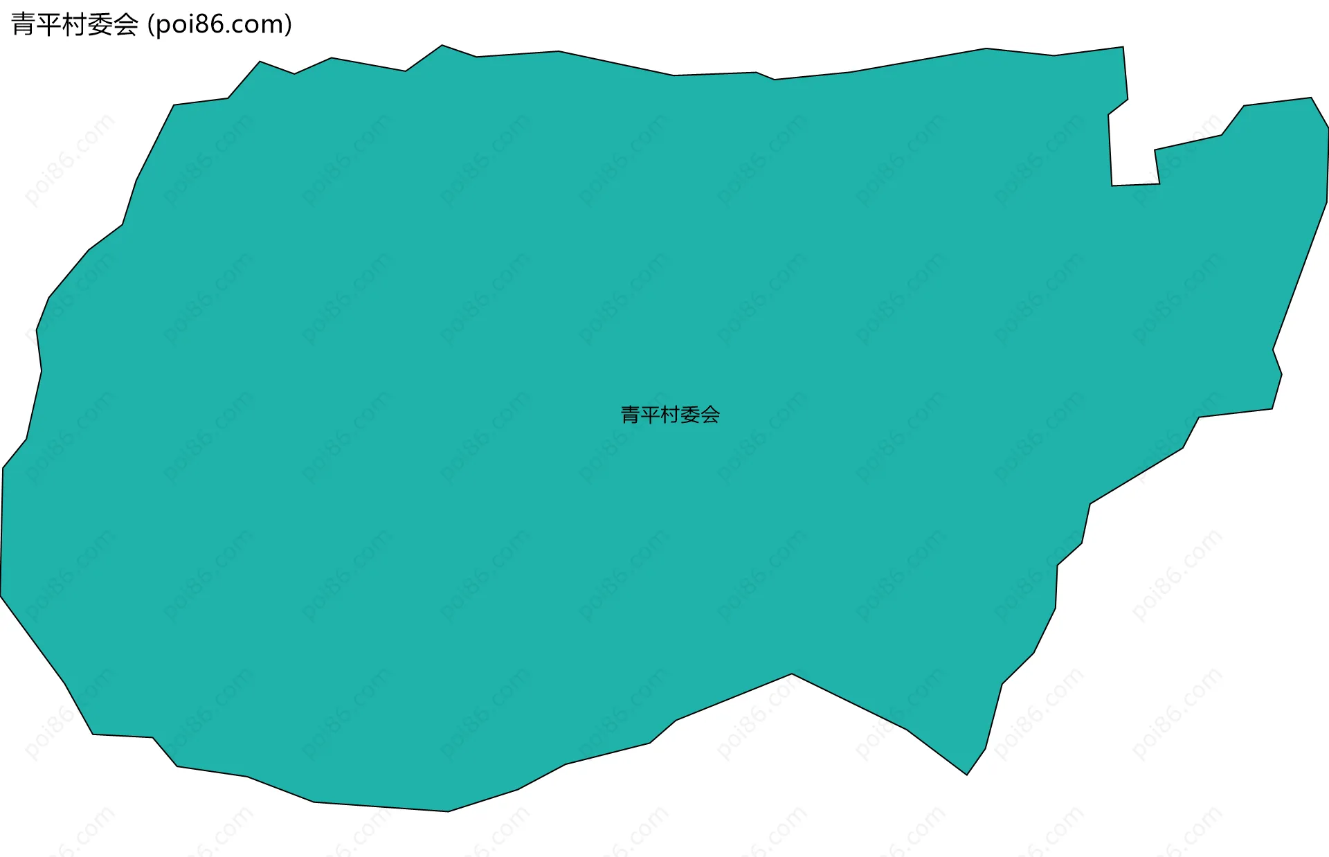 青平村委会边界地图