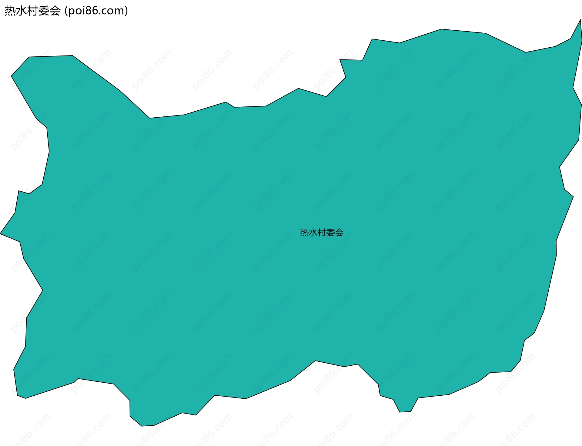 热水村委会边界地图