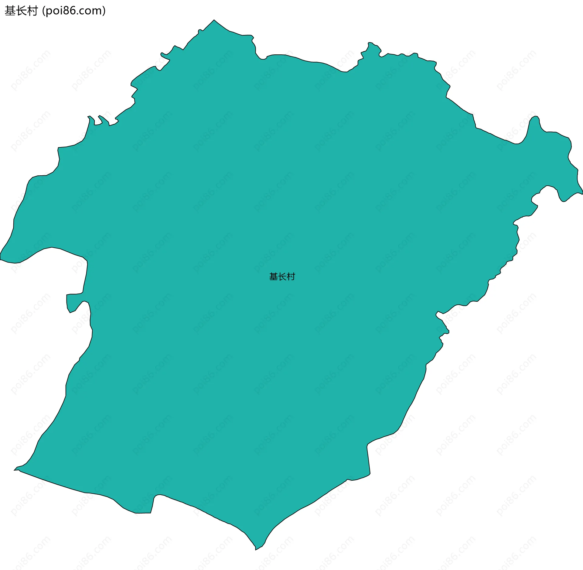 基长村边界地图