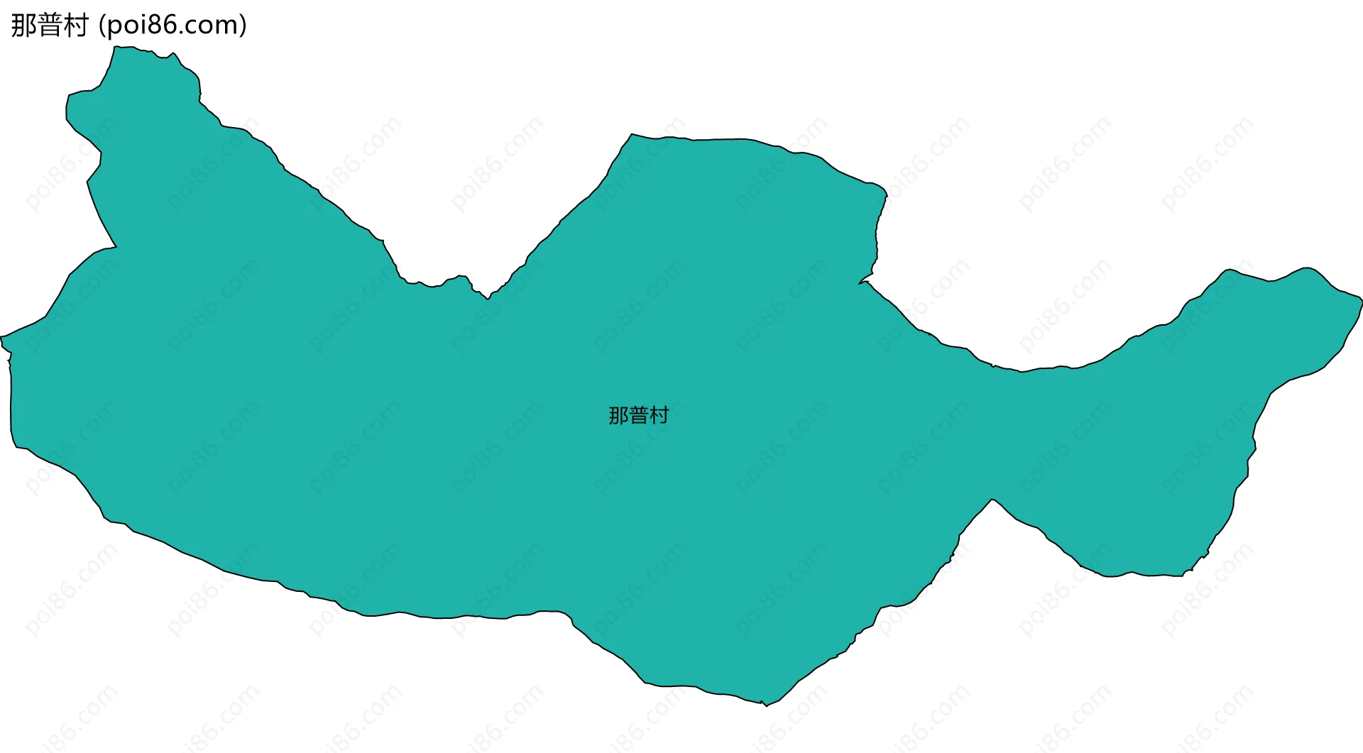 那普村边界地图