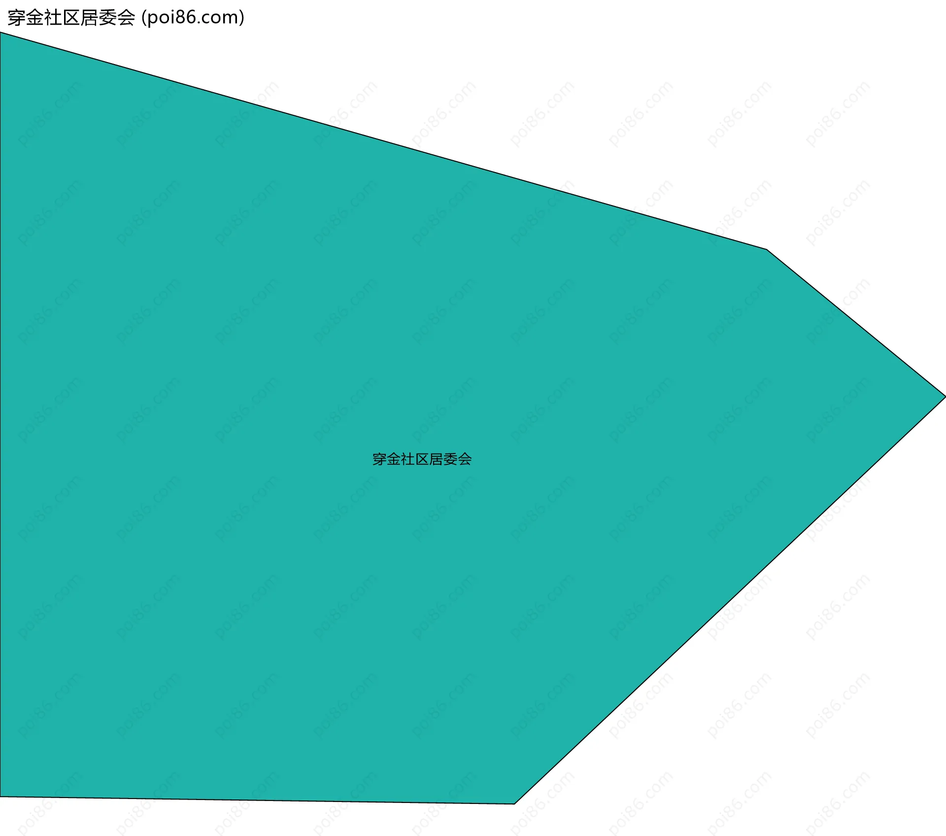 穿金社区居委会边界地图