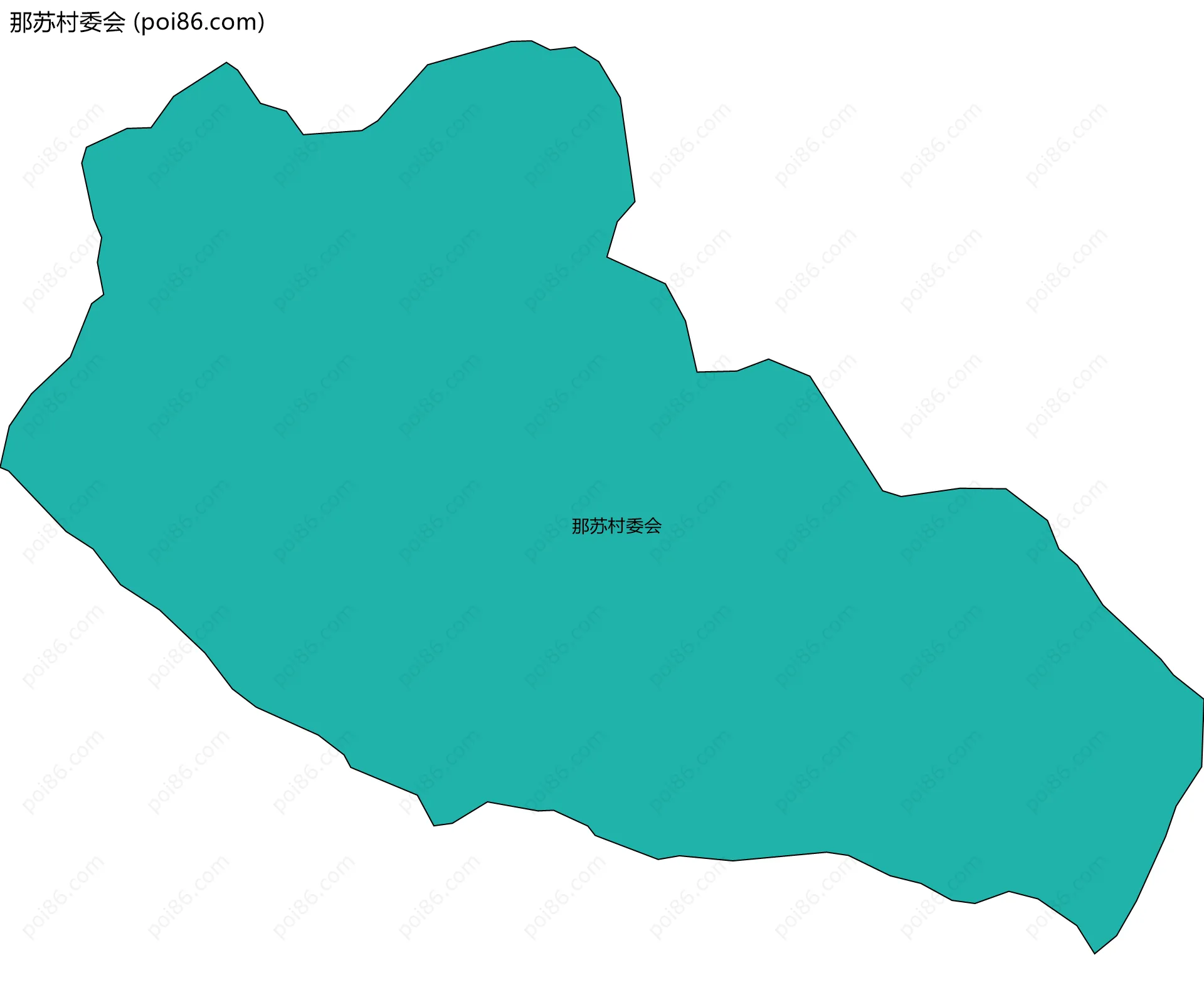 那苏村委会边界地图