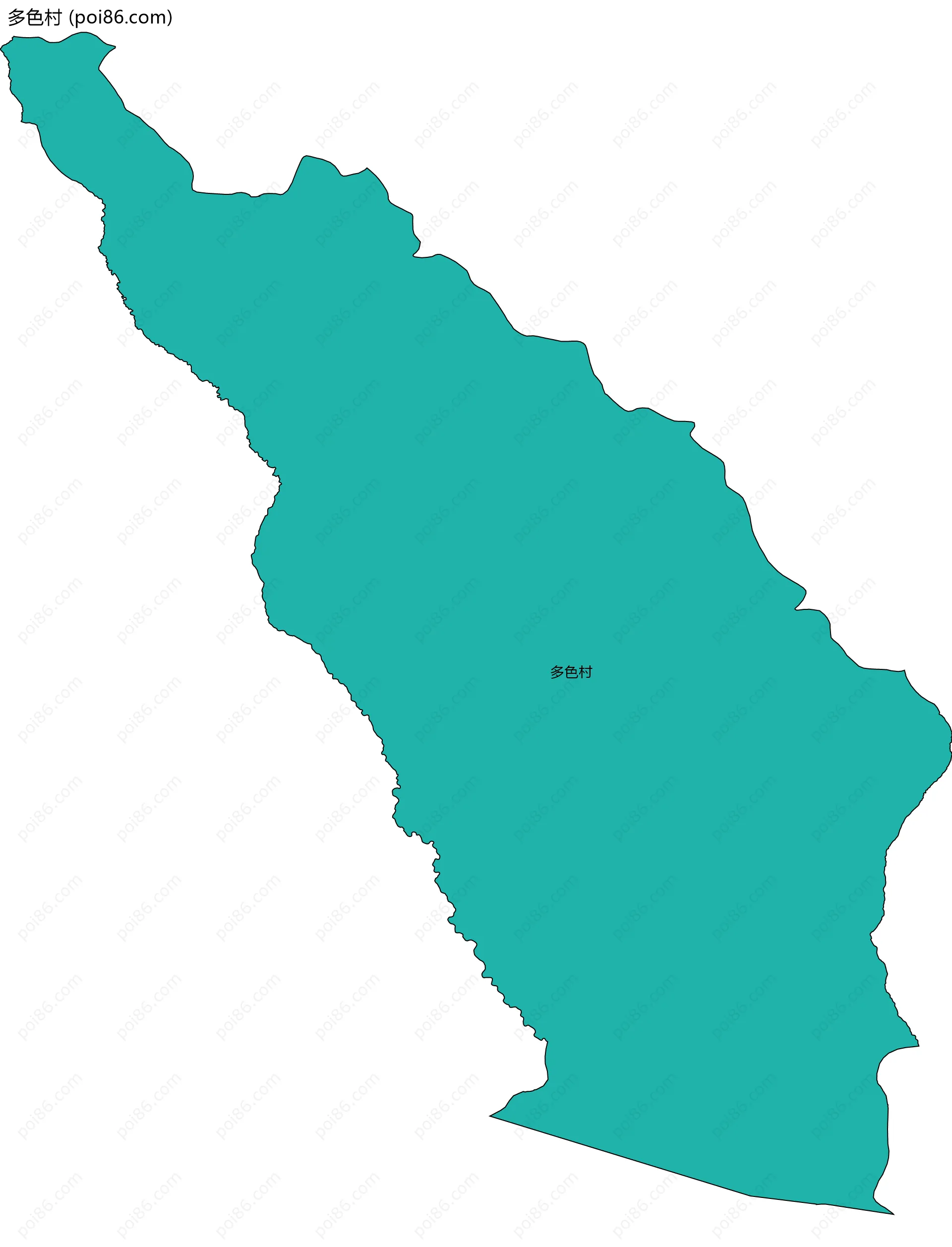 多色村边界地图