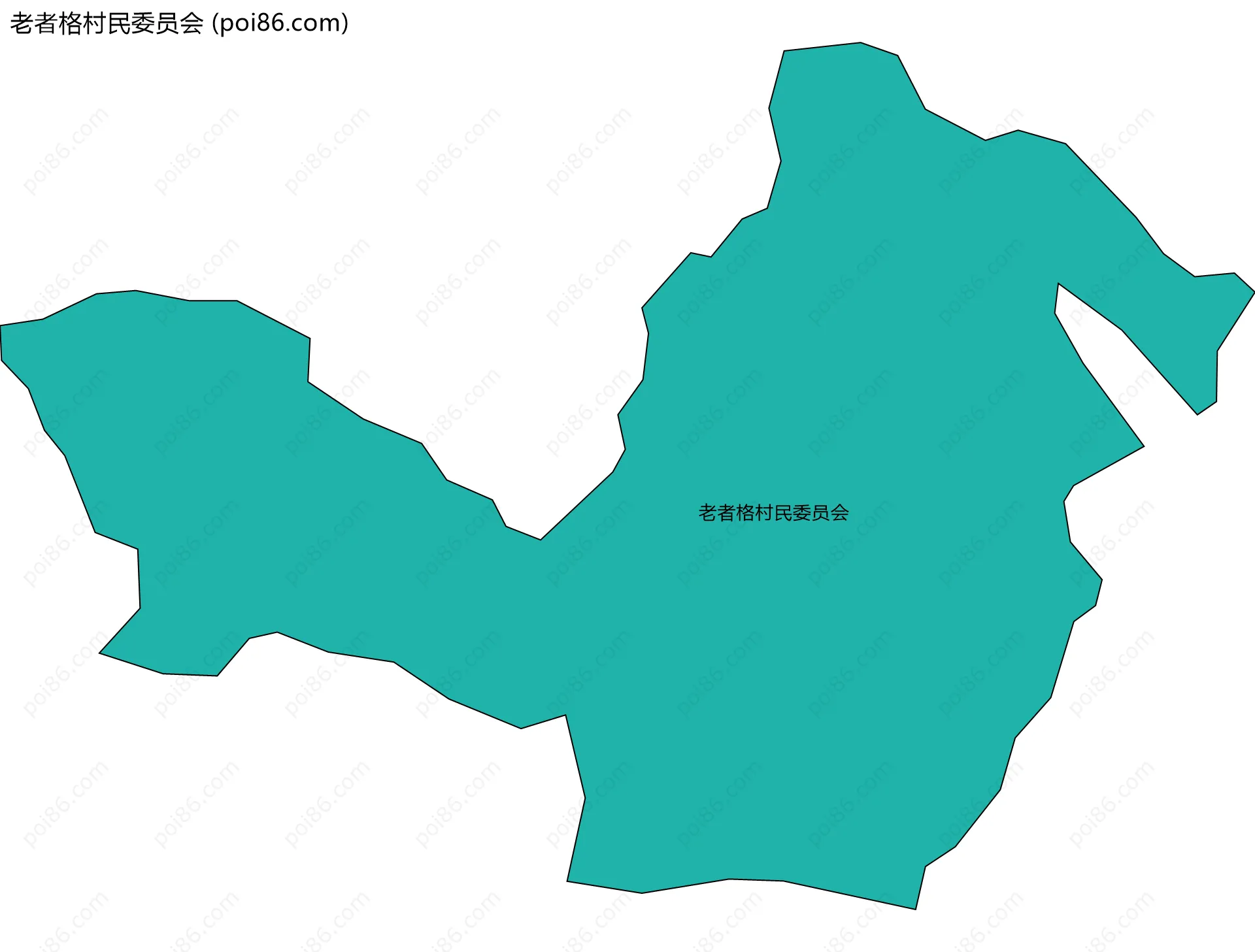 老者格村民委员会边界地图