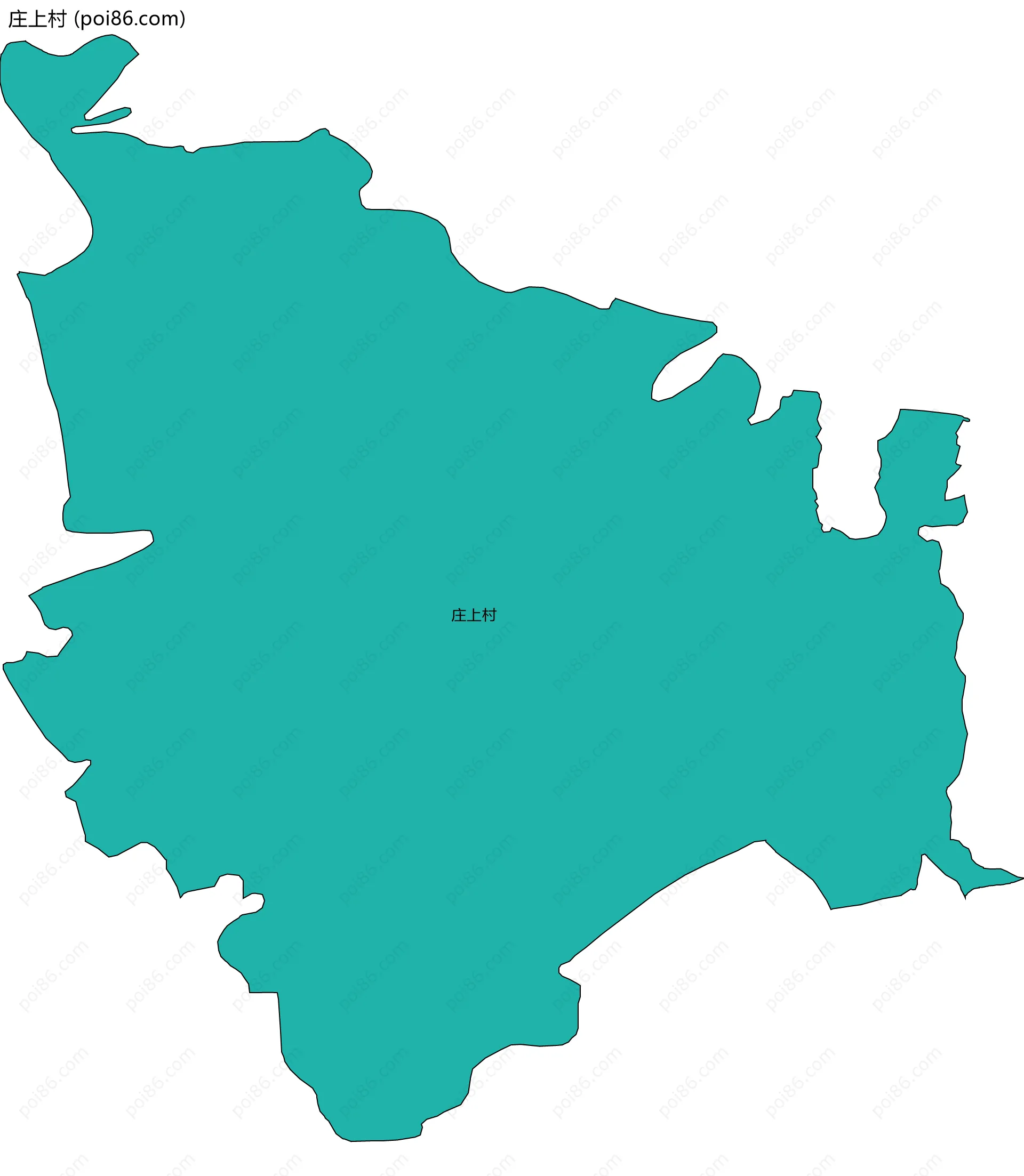 庄上村边界地图
