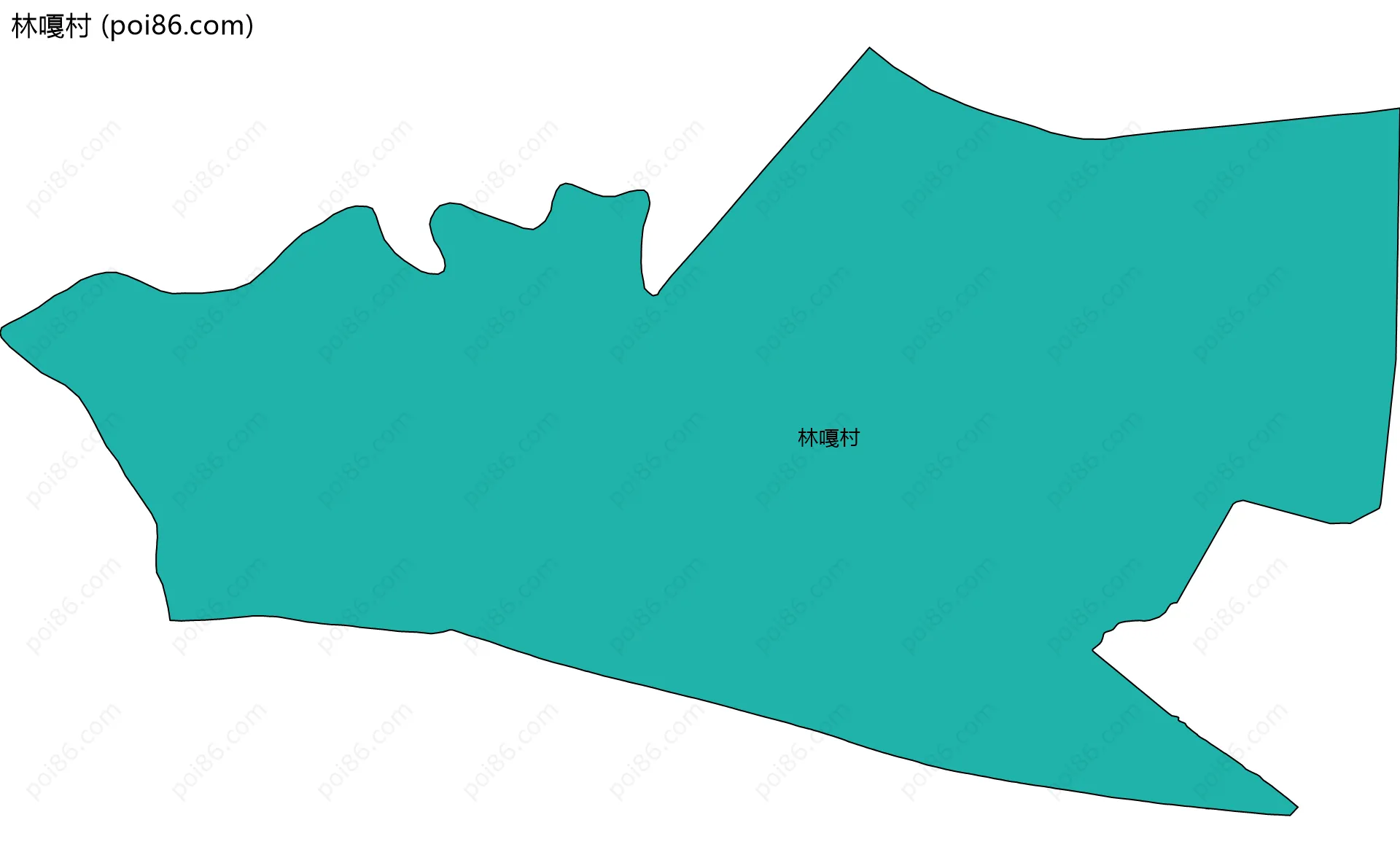 林嘎村边界地图