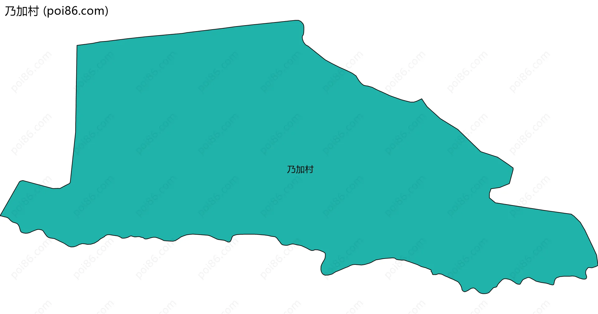 乃加村边界地图