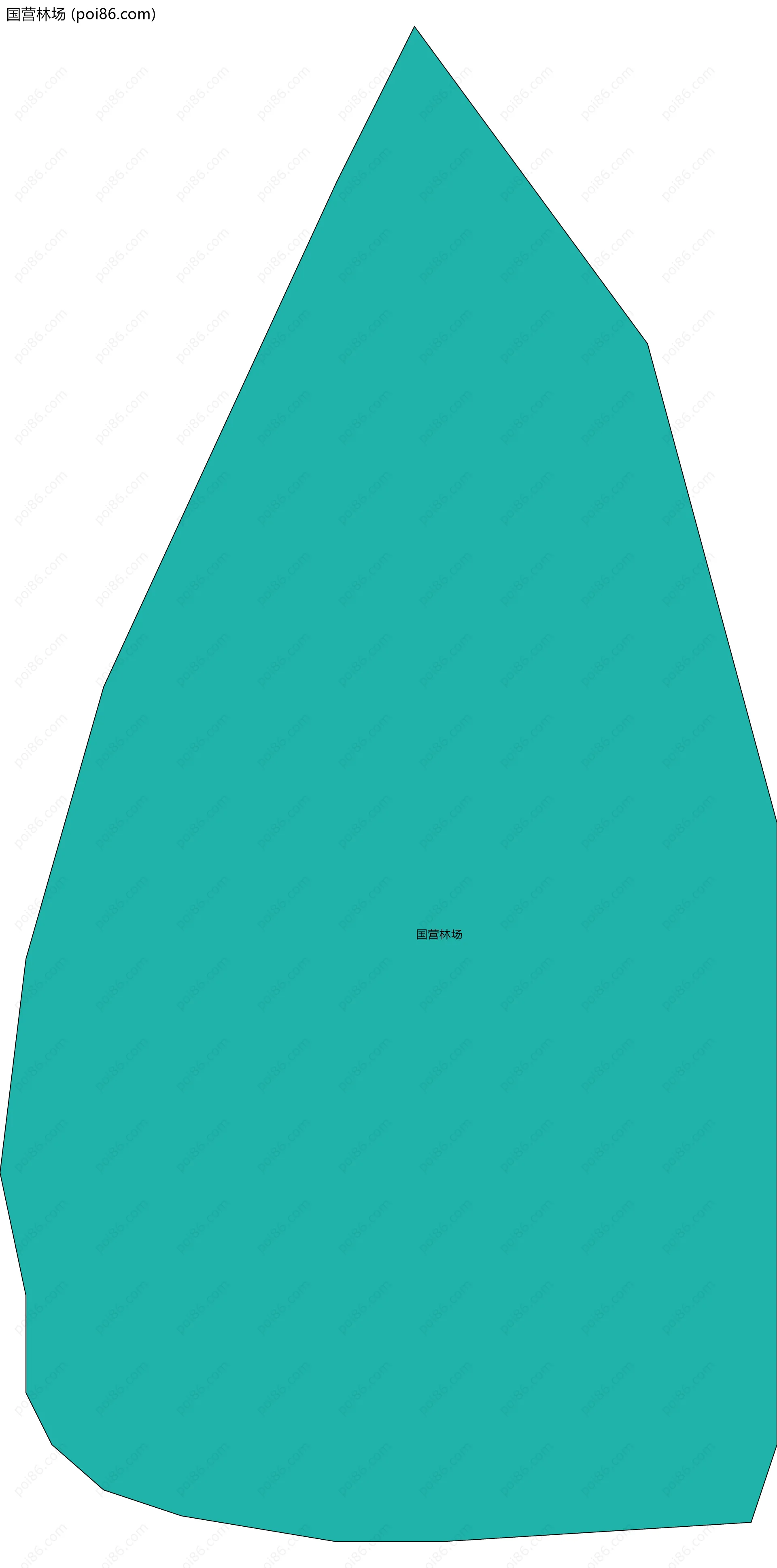 国营林场边界地图