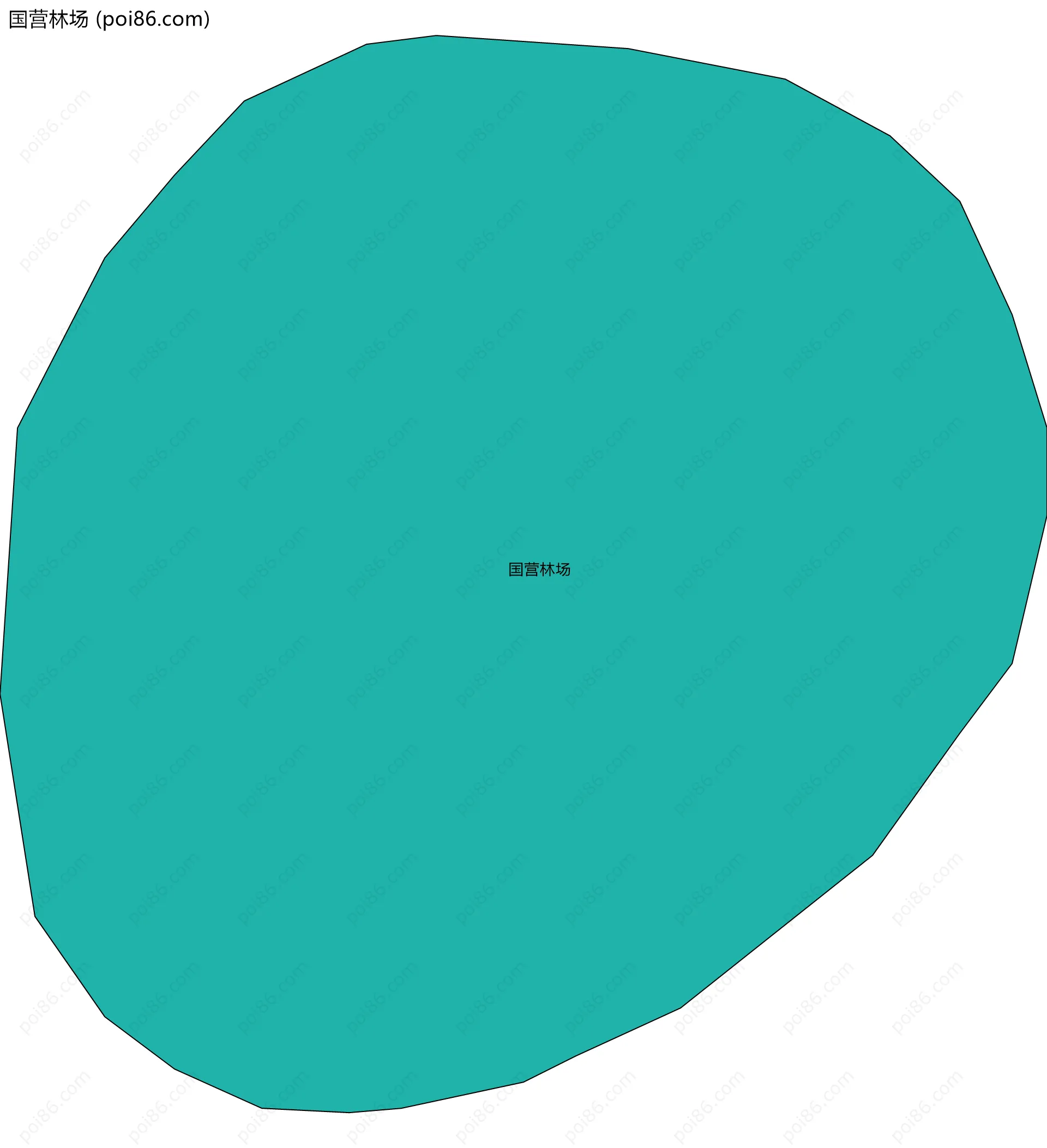 国营林场边界地图