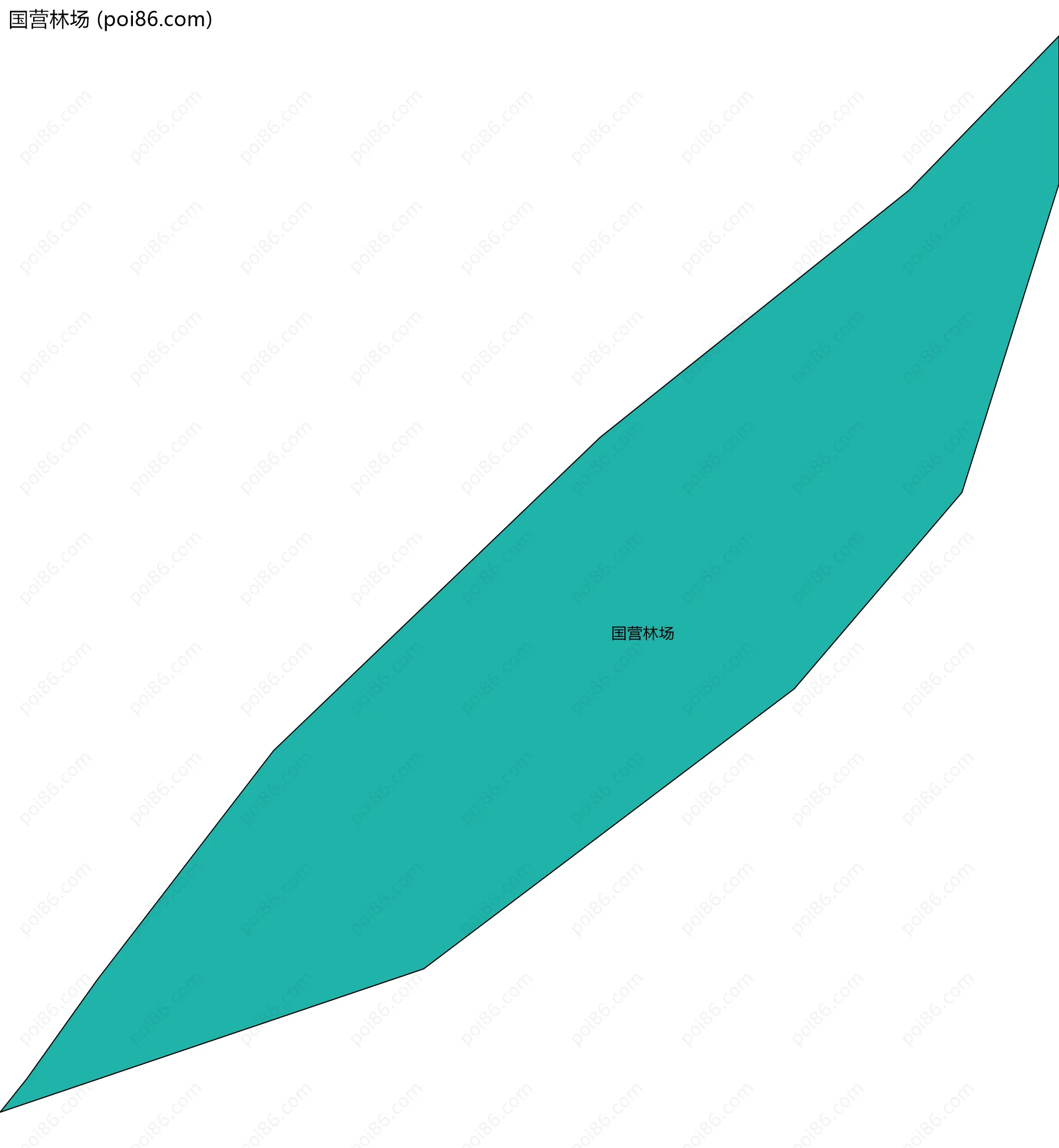 国营林场边界地图