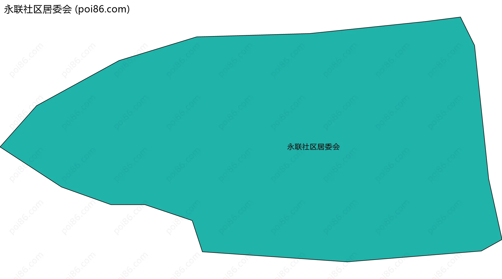 永联社区居委会边界地图