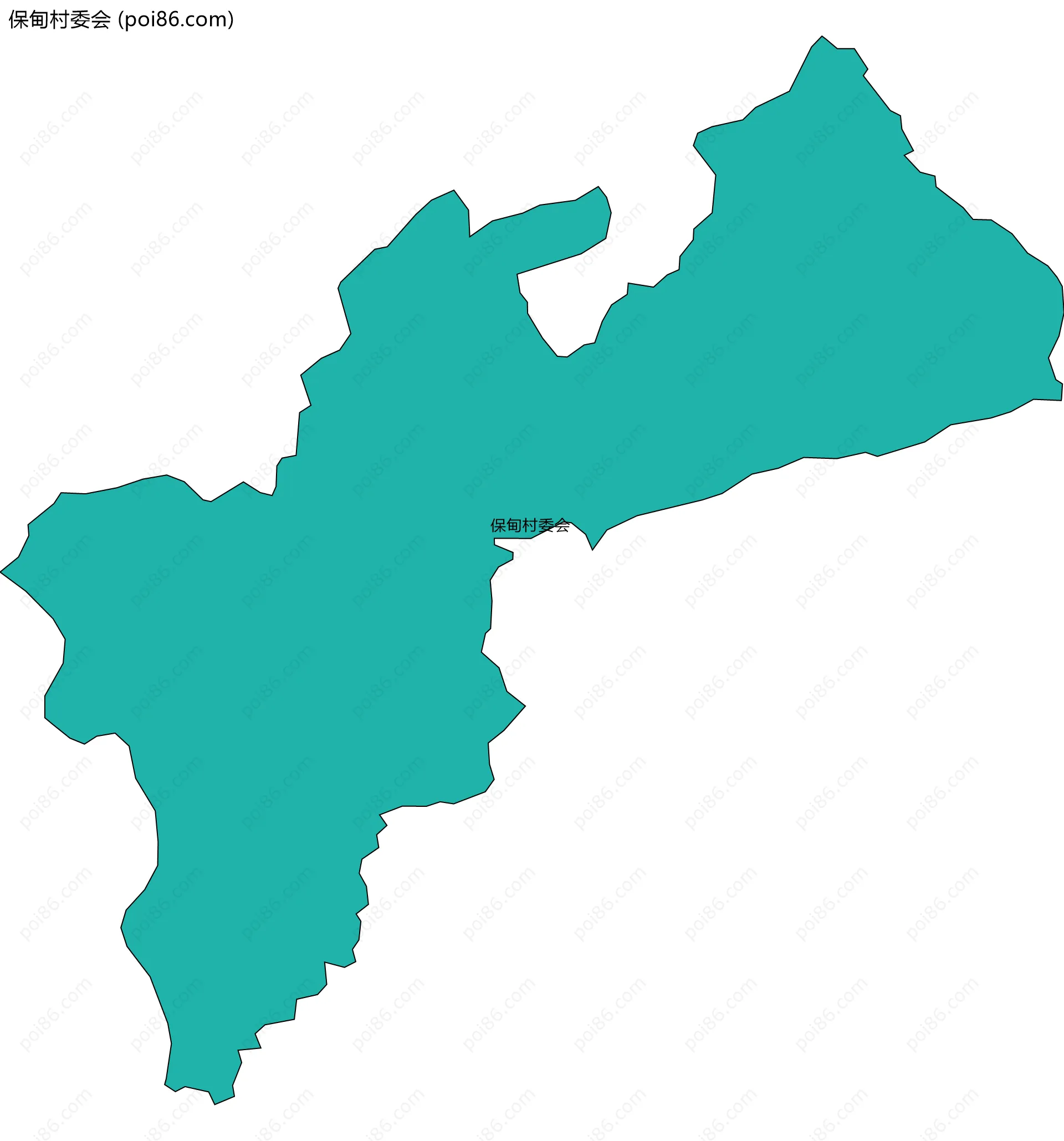 保甸村委会边界地图