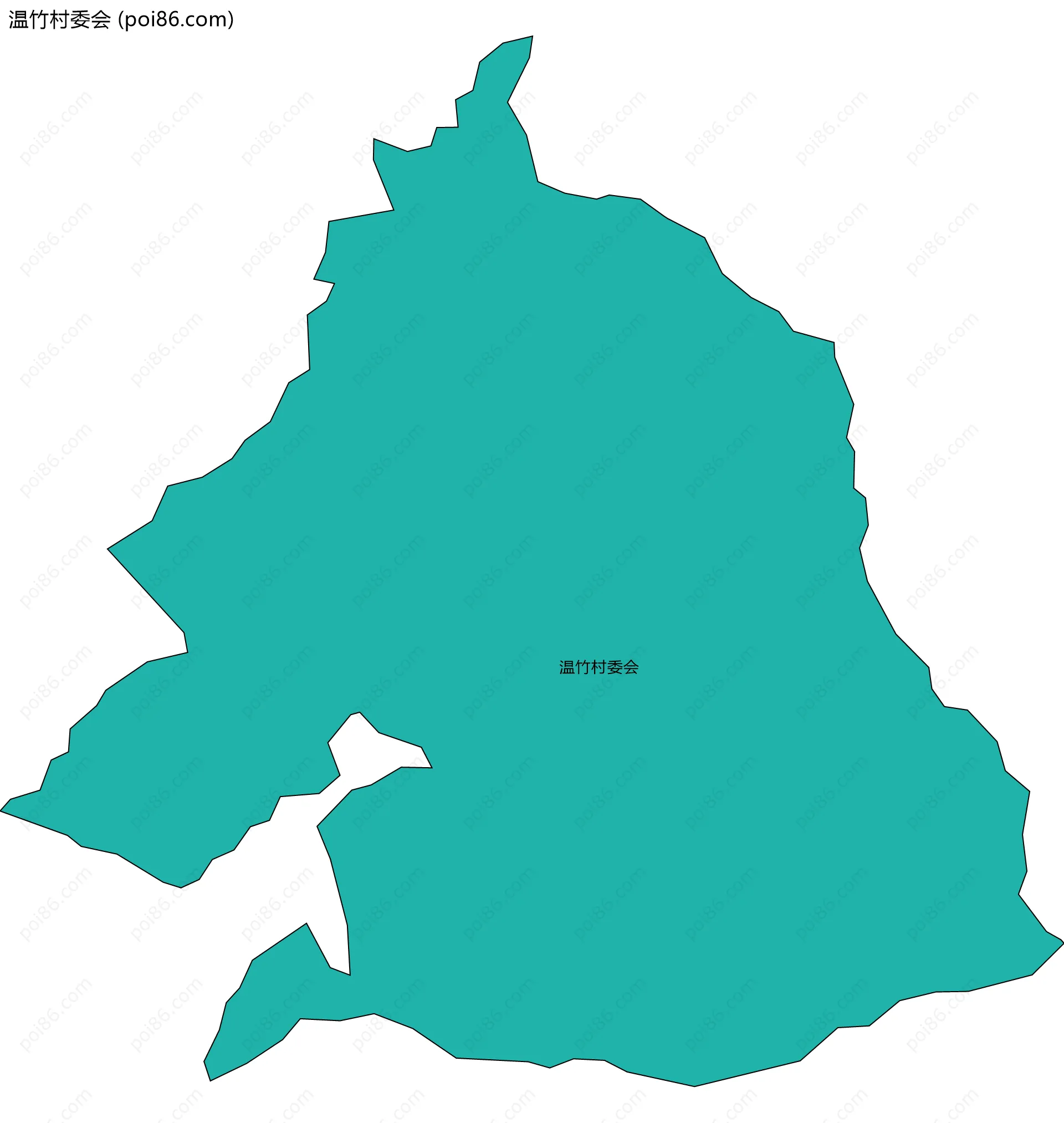 温竹村委会边界地图