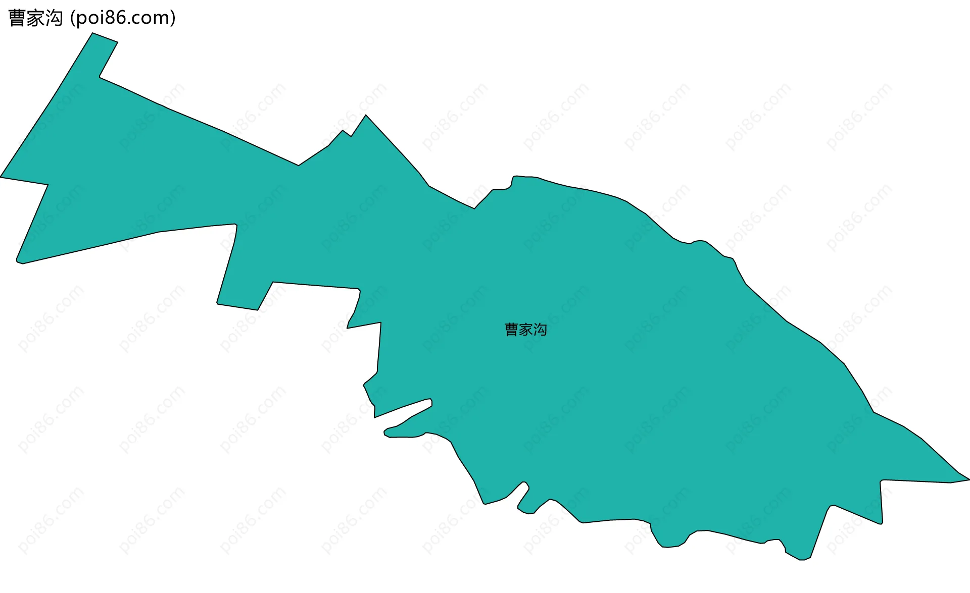 曹家沟边界地图